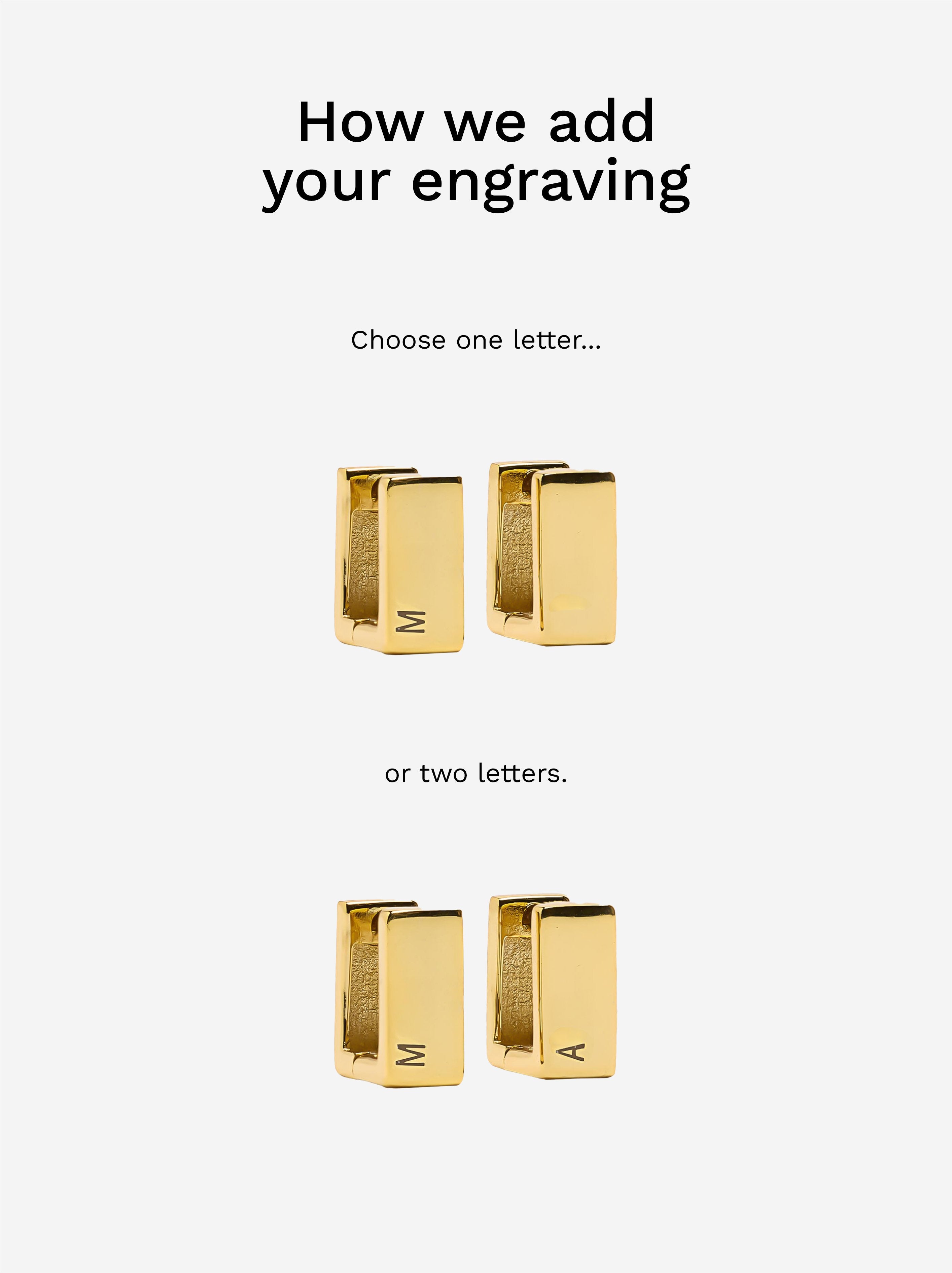 Aros Cuadrados - Plata De Ley 925