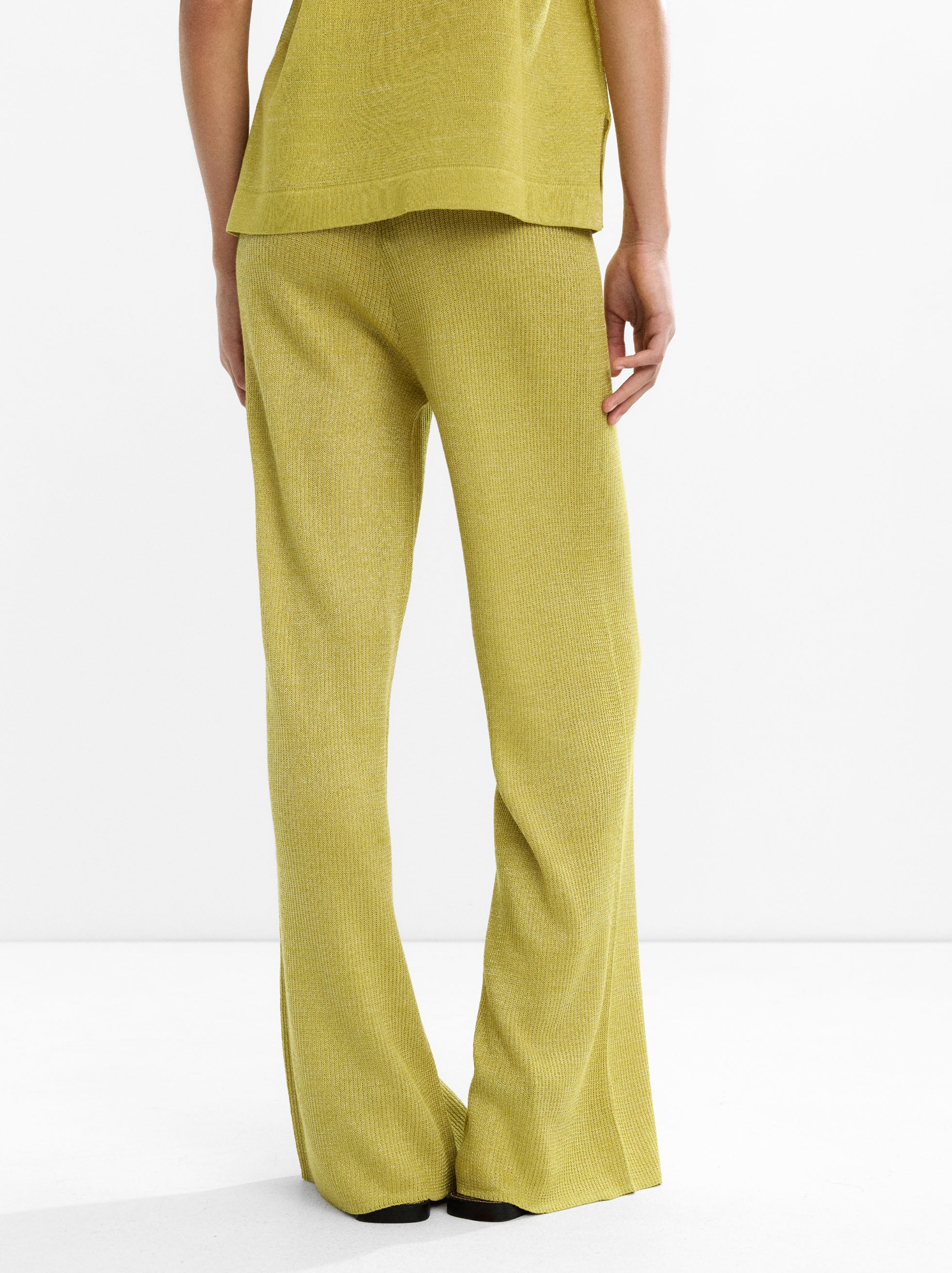 Pantalón De Punto Cintura Elástica