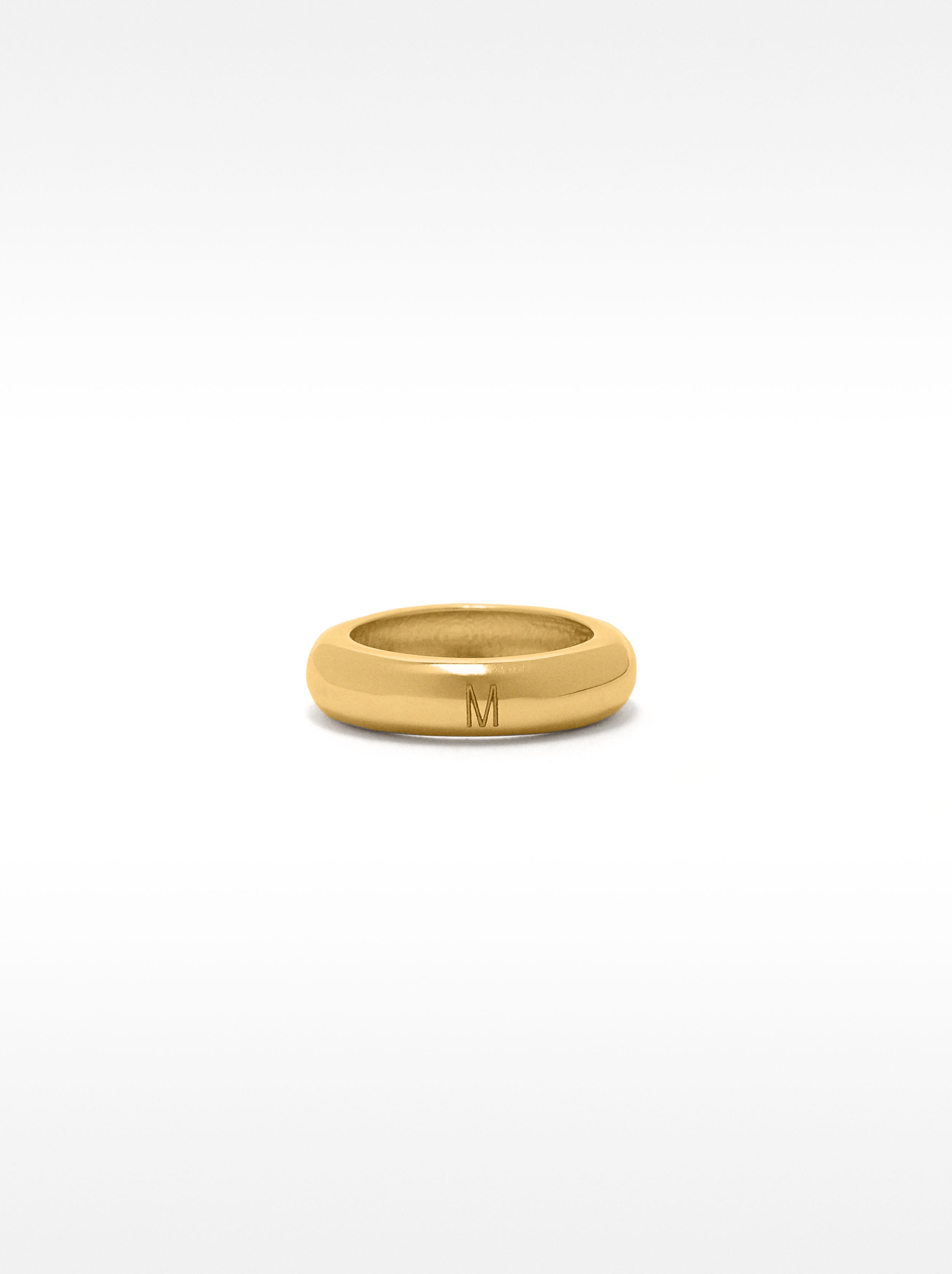 Anillo Redondeado Para Meñique - Plata De Ley 925