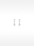 Pendientes Con Cristales - Acero Inoxidable