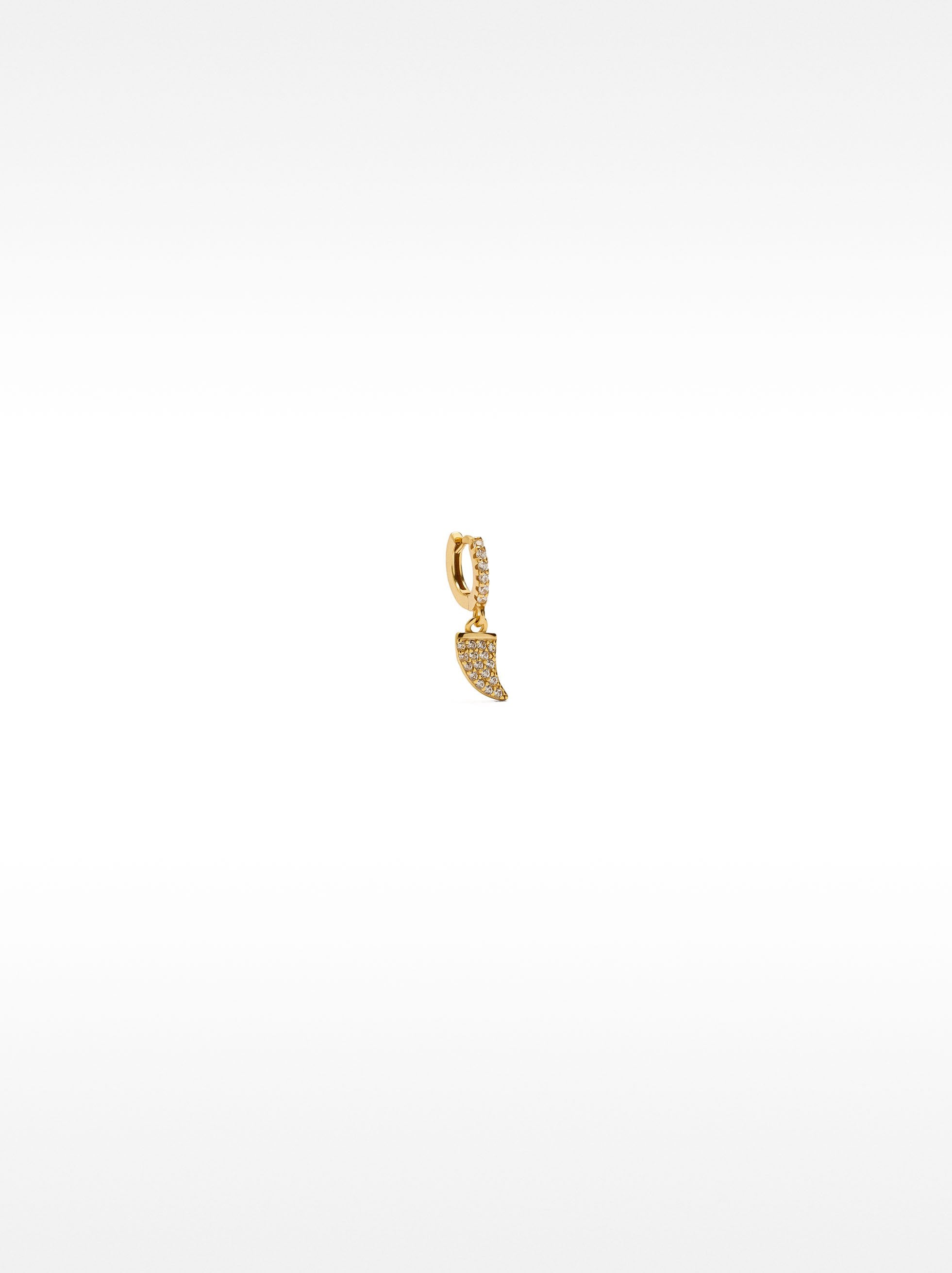 Aro Individual Con Circonitas - Plata De Ley 925