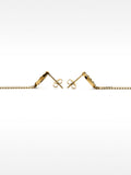 Pendientes Largos Con Cristales - Acero Inoxidable