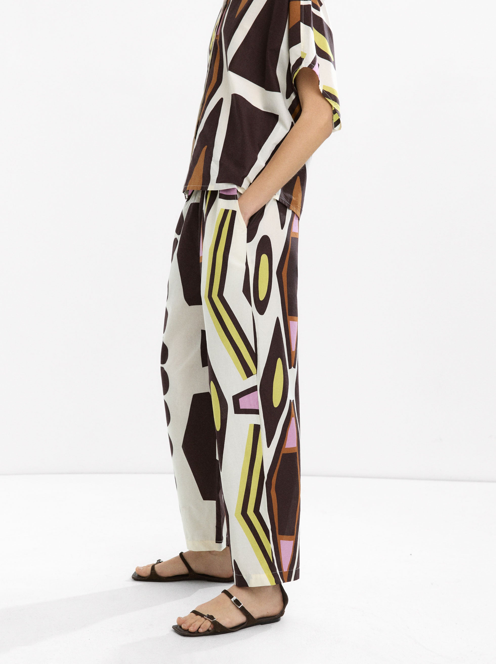 Pantalón Estampado 100% Algodón