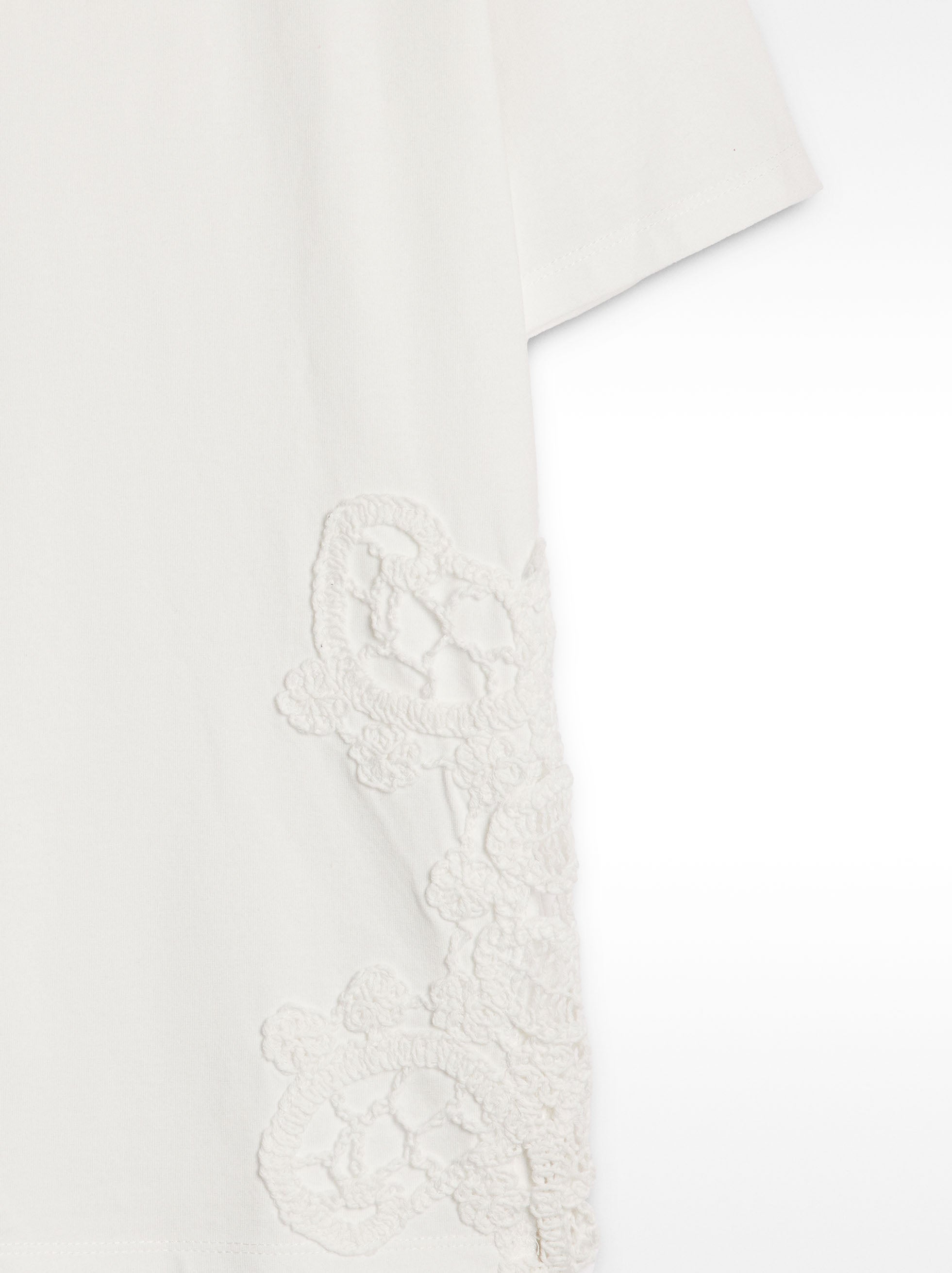 Camiseta 100% Algodón Con Bordado