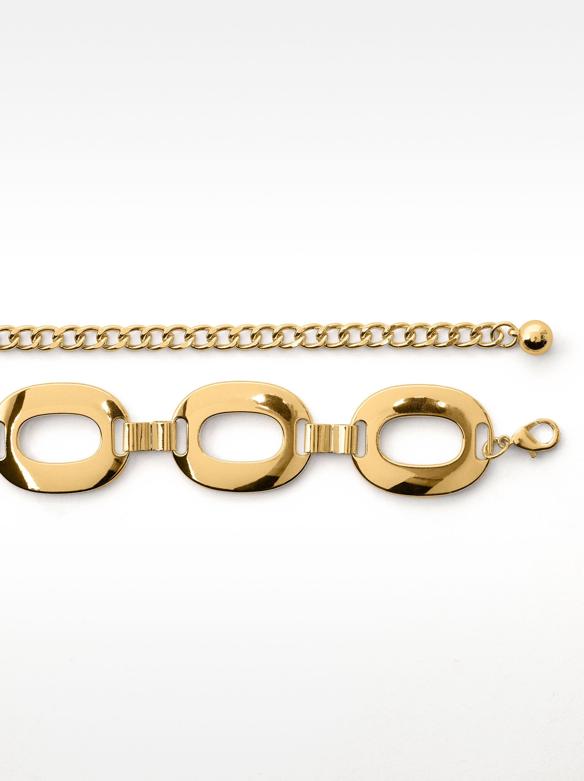 Cinturón Metálico Con Aros