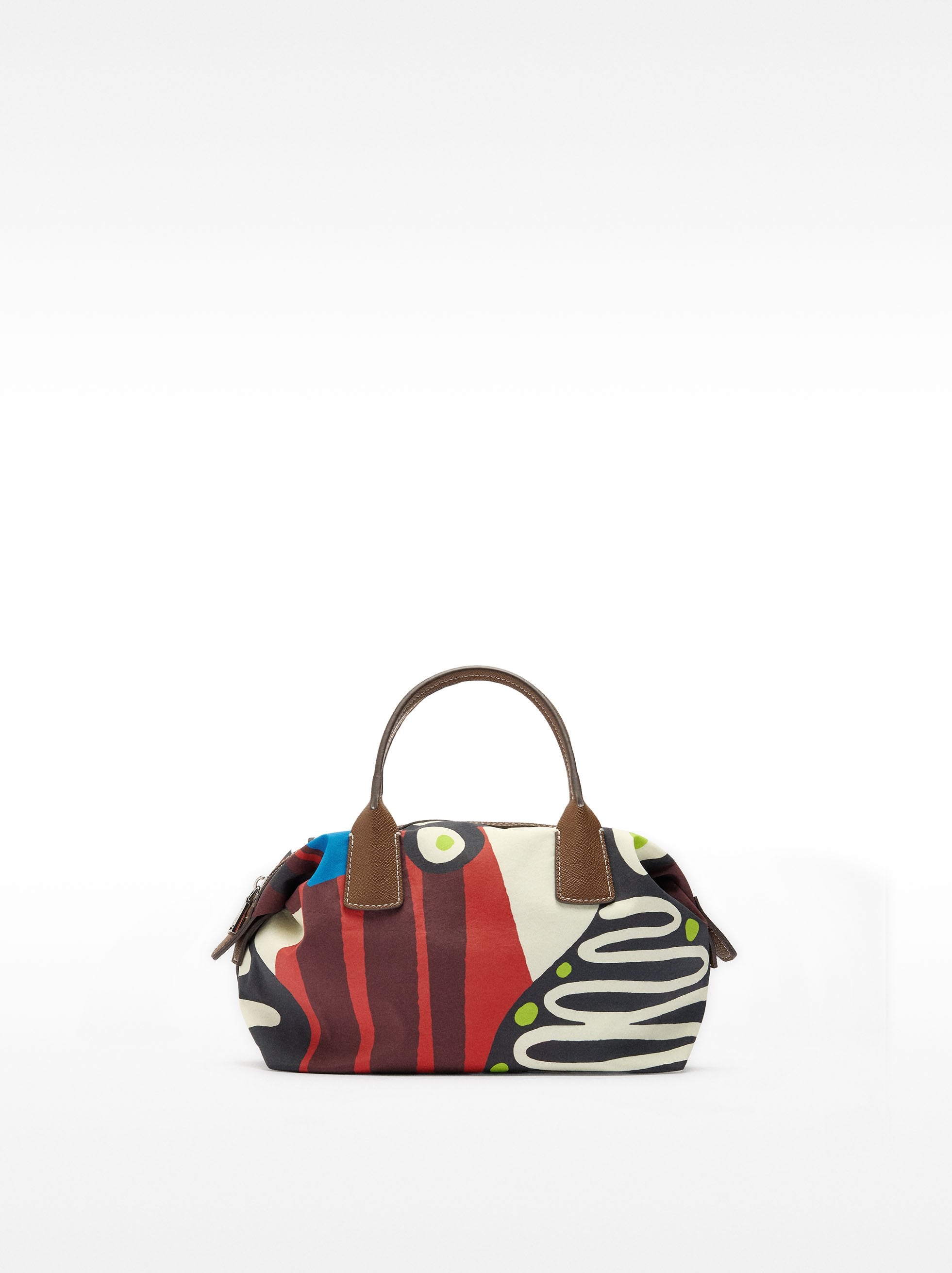 Bolso Tote De Nylon Estampado