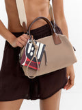 Bolso Tote Textura Suave Con Colgante M