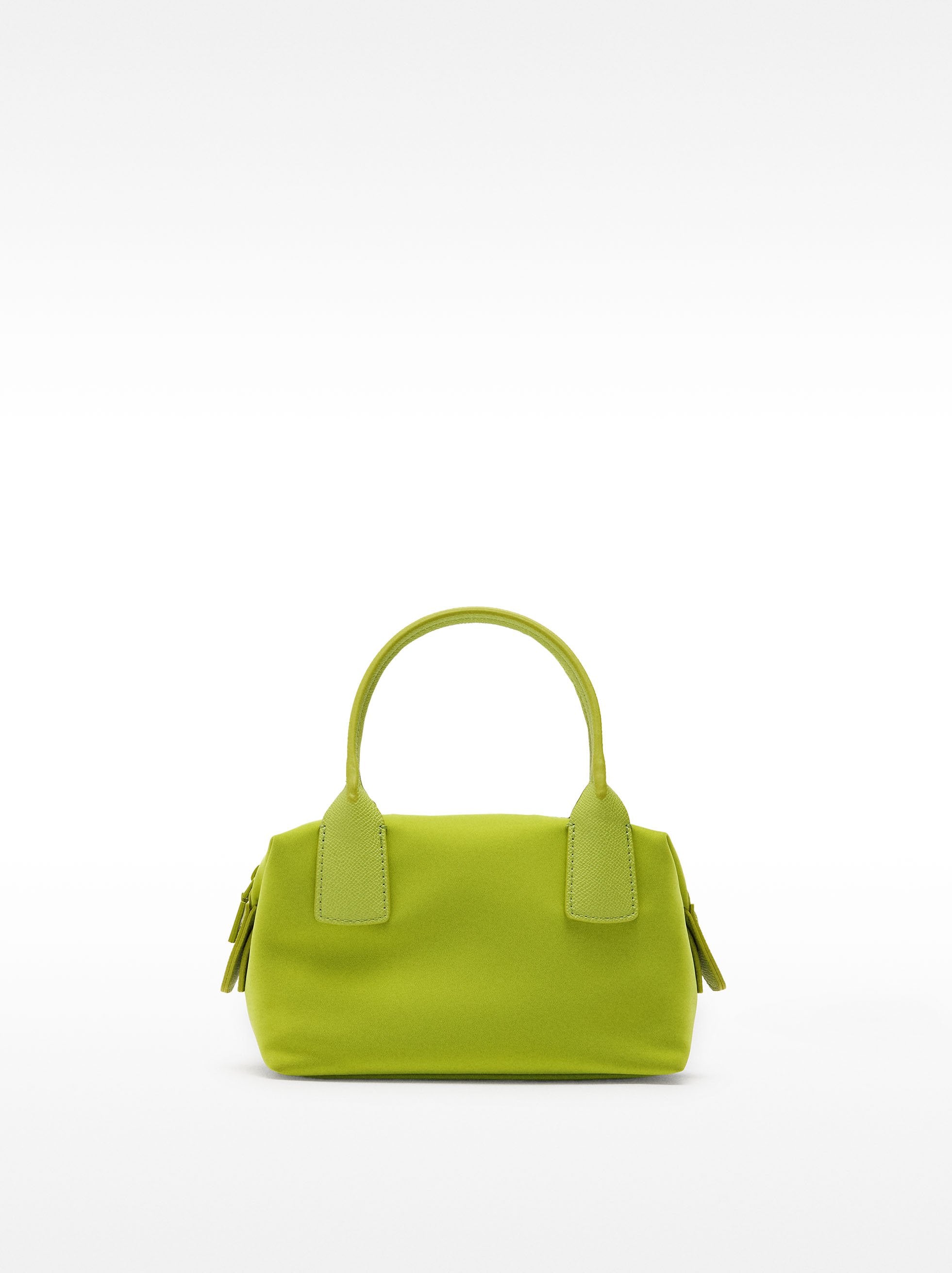 Bolso Tote Textura Suave Con Bandolera