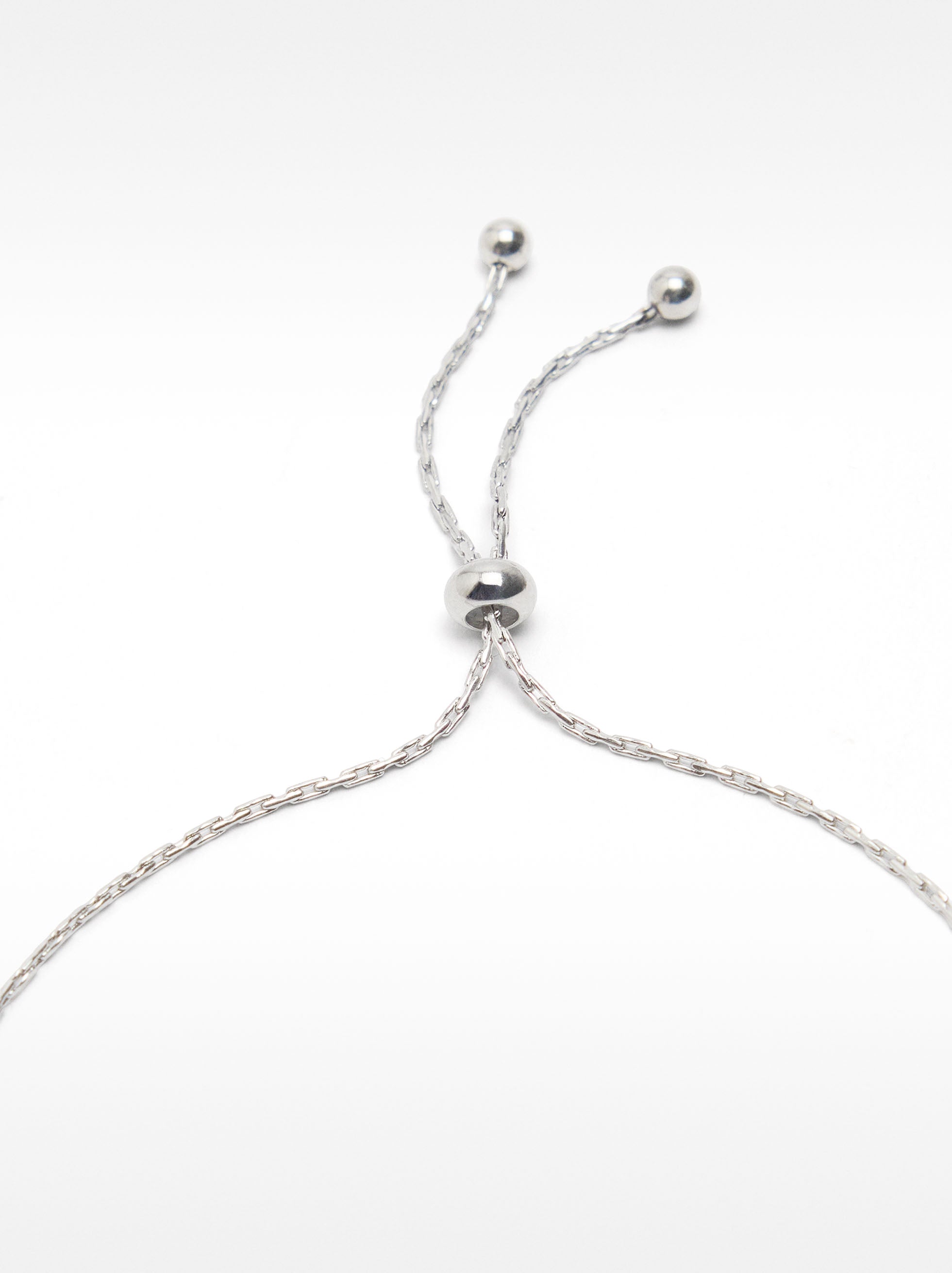 Pulsera Esfera Con Cristales - Acero Inoxidable