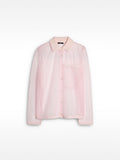 Camisa Semitransparente Con Bolsillo