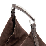 Bolso De Hombro De Piel Serraje