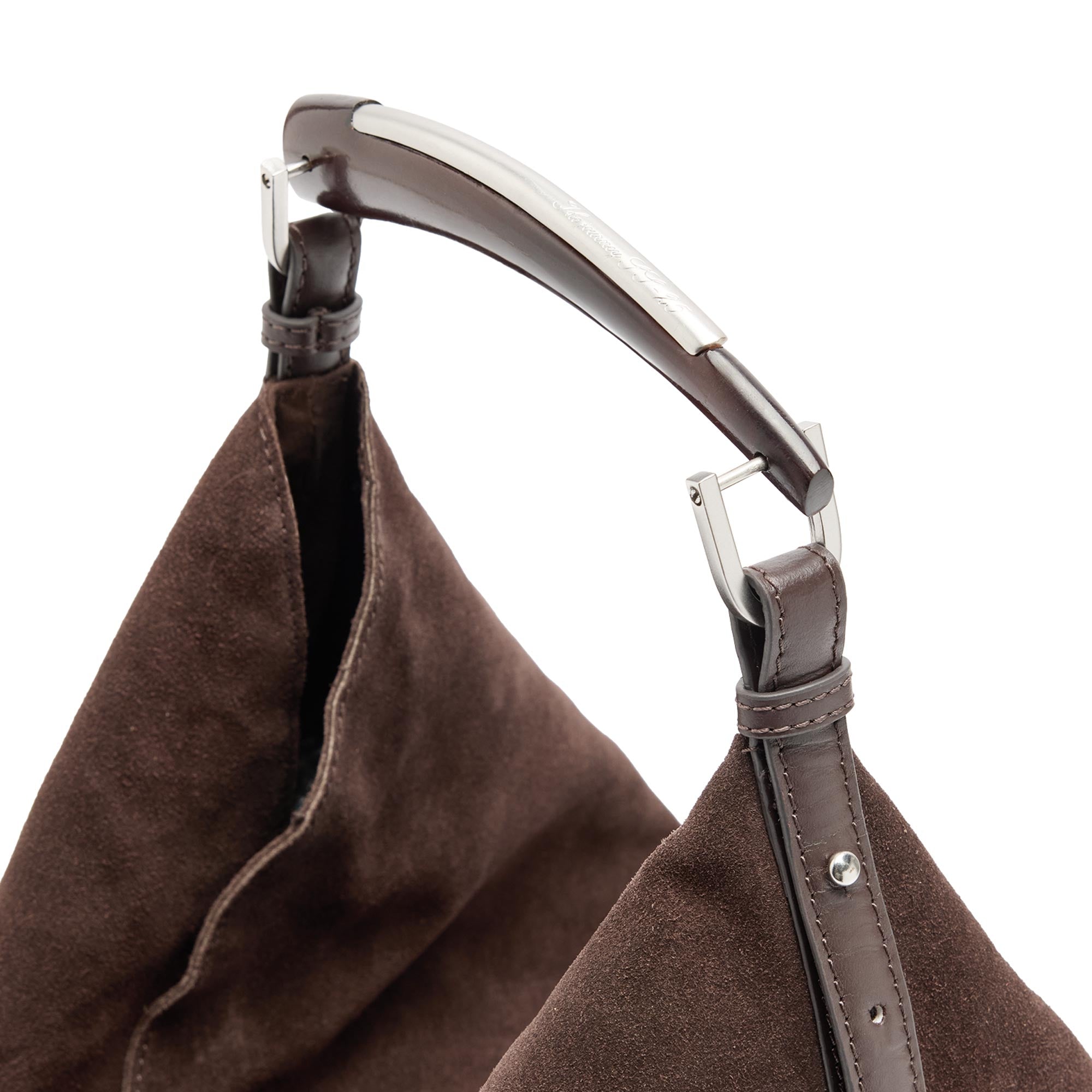 Bolso De Hombro De Piel Serraje