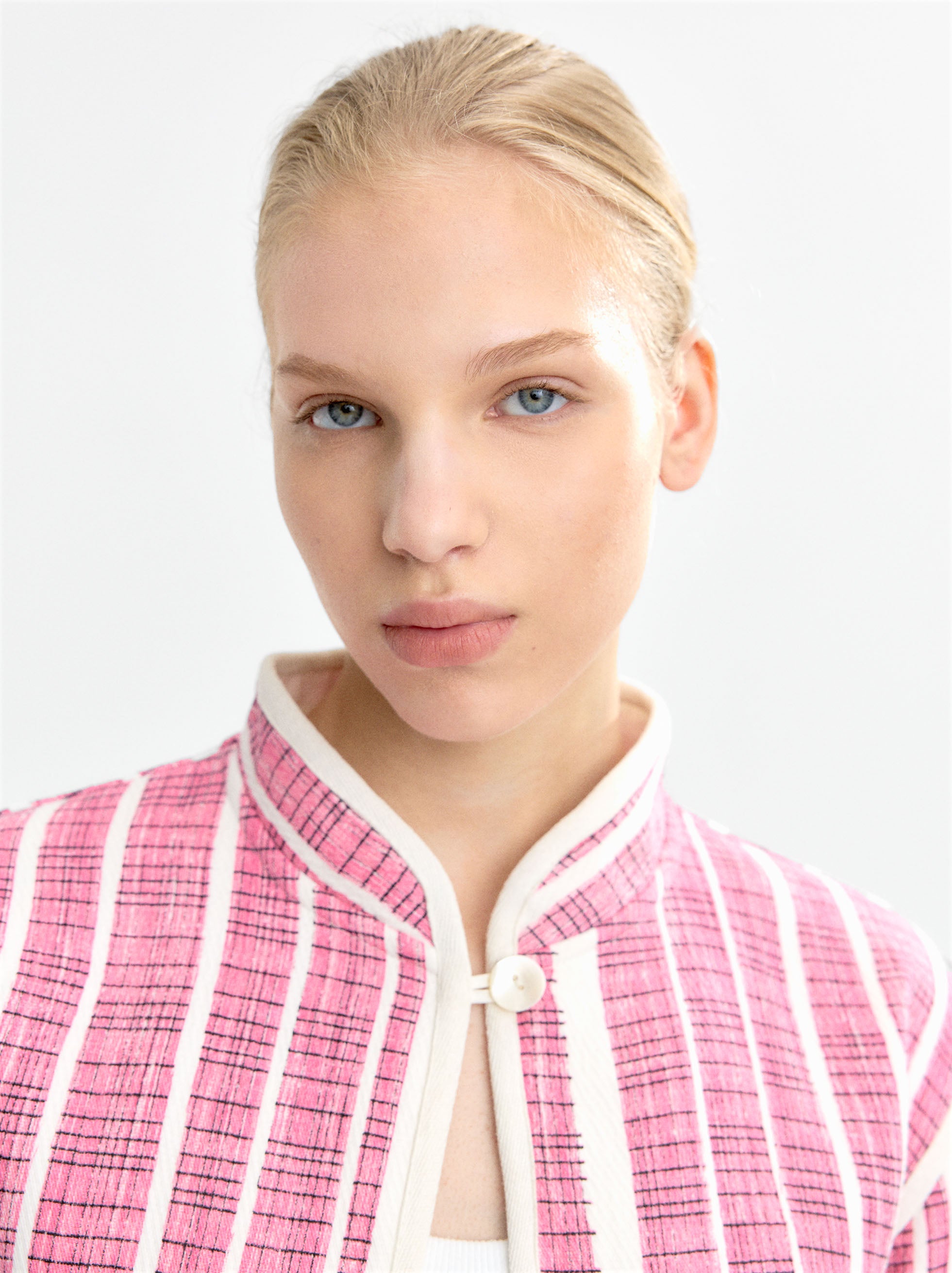 Chaqueta 100% Algodón A Rayas