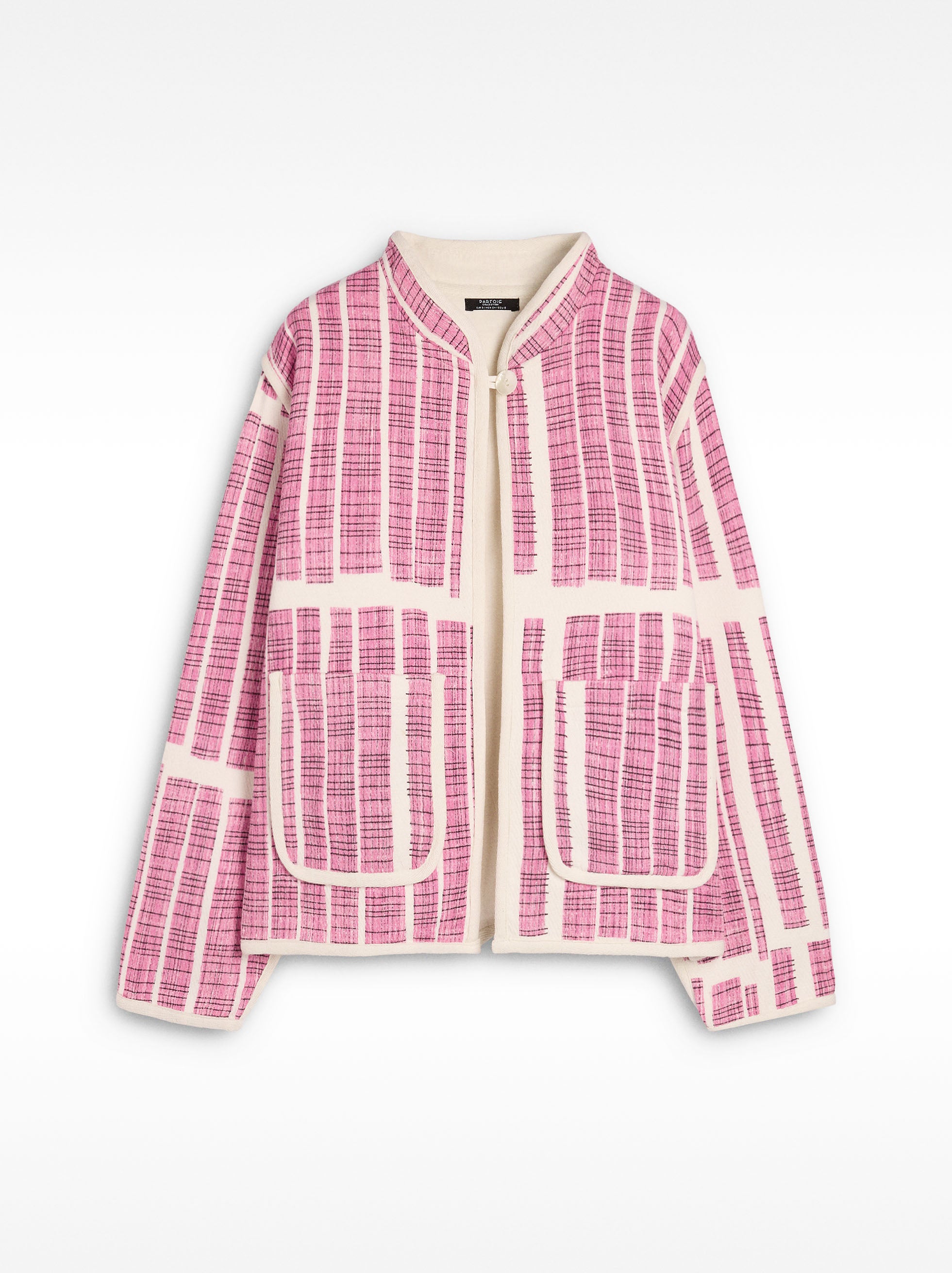 Chaqueta 100% Algodón A Rayas