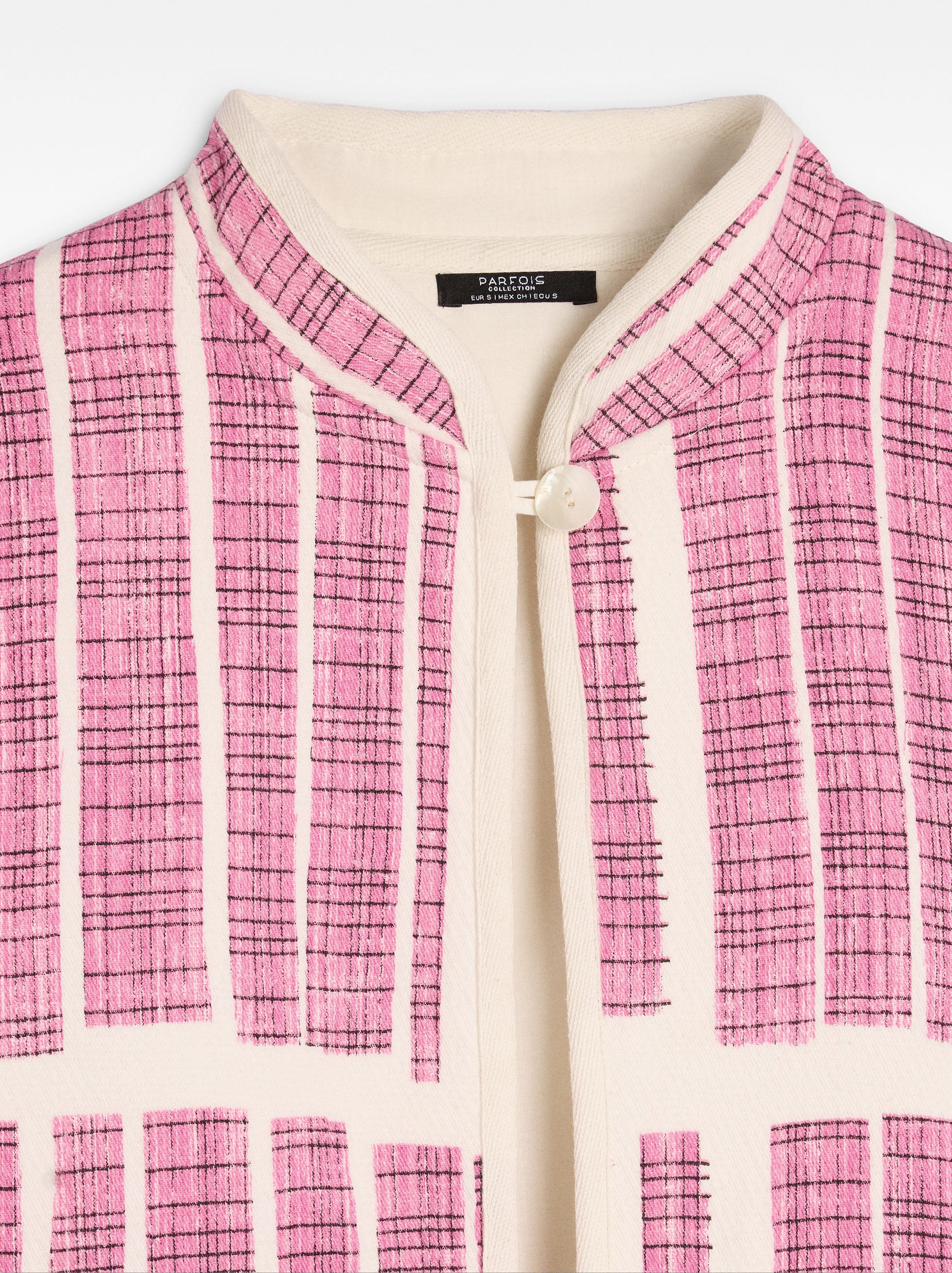 Chaqueta 100% Algodón A Rayas