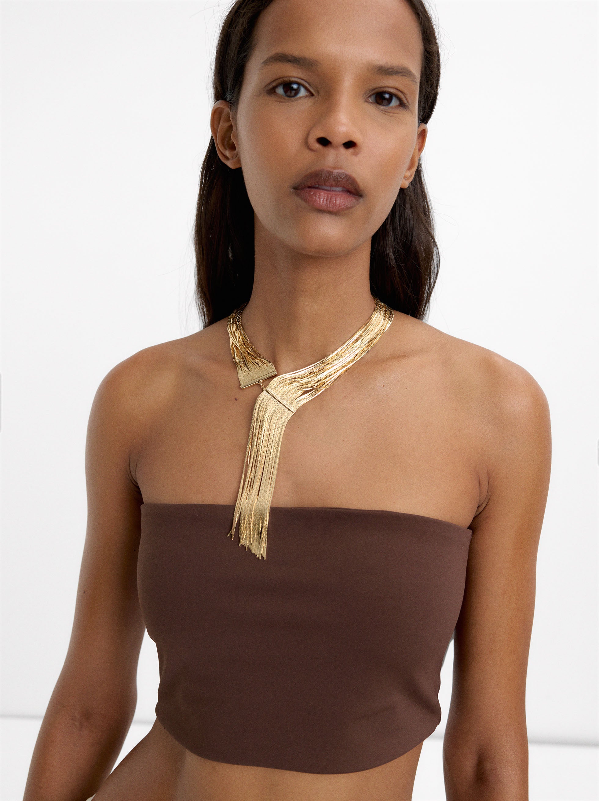 Collar Ancho De Múltiples Hileras