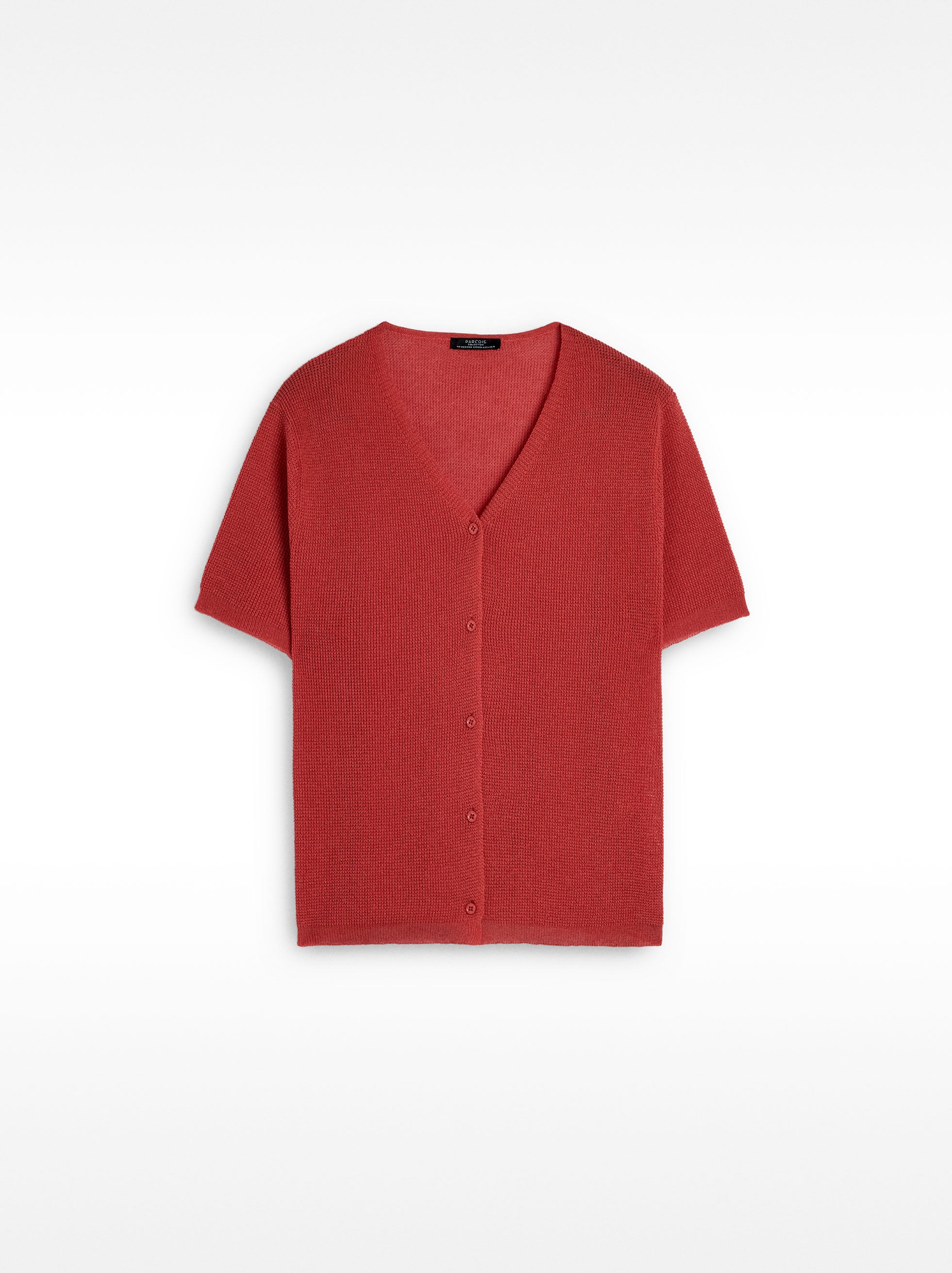 Cárdigan De Punto Manga Corta