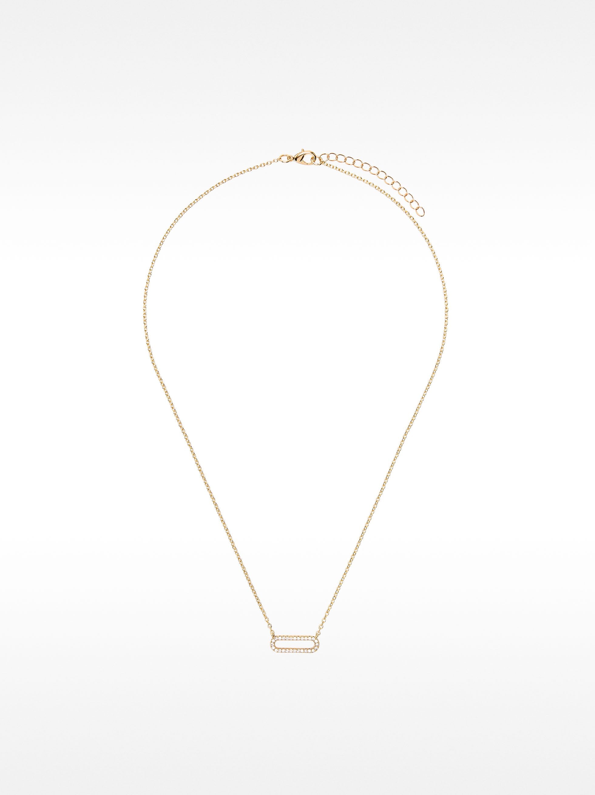 Collar Corto Con Circonitas