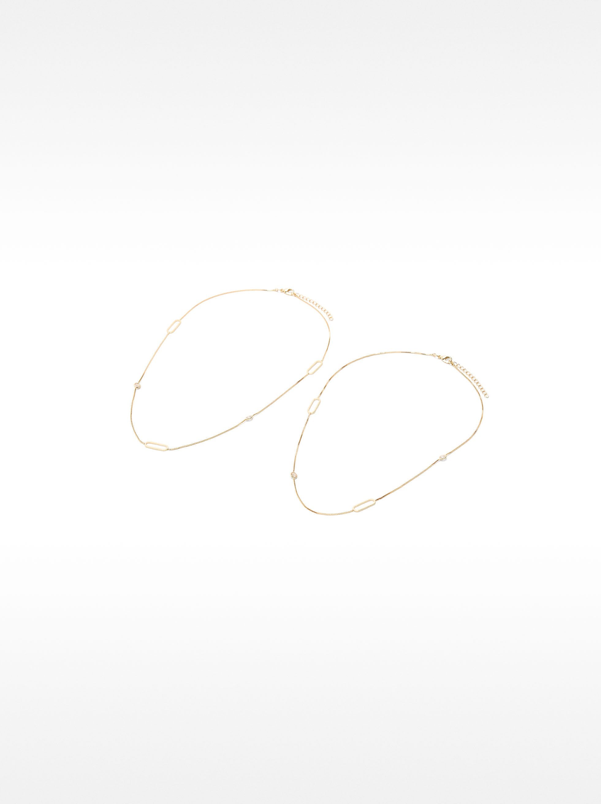 Set De Collares Con Circonitas