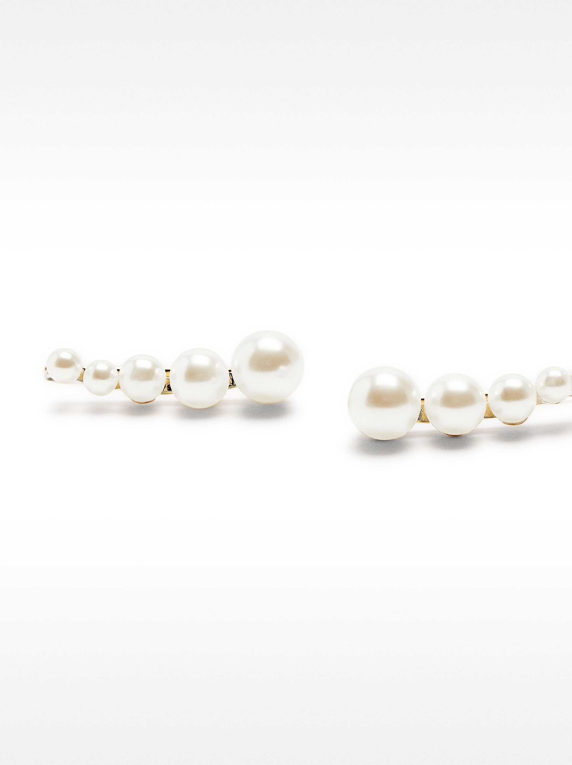 Pendientes De Perlas Degradadas