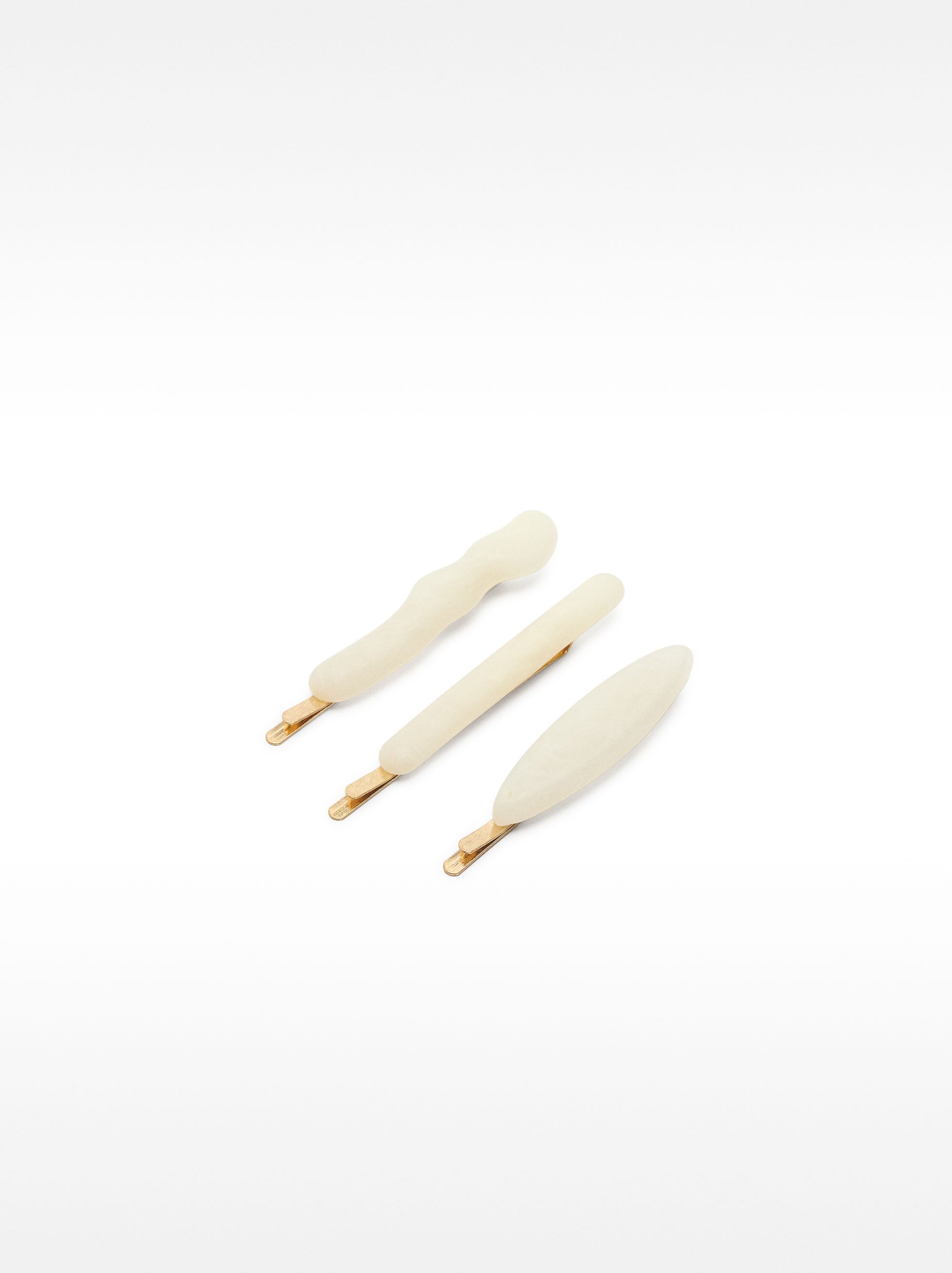 Horquillas Con Resina Efecto Piedra