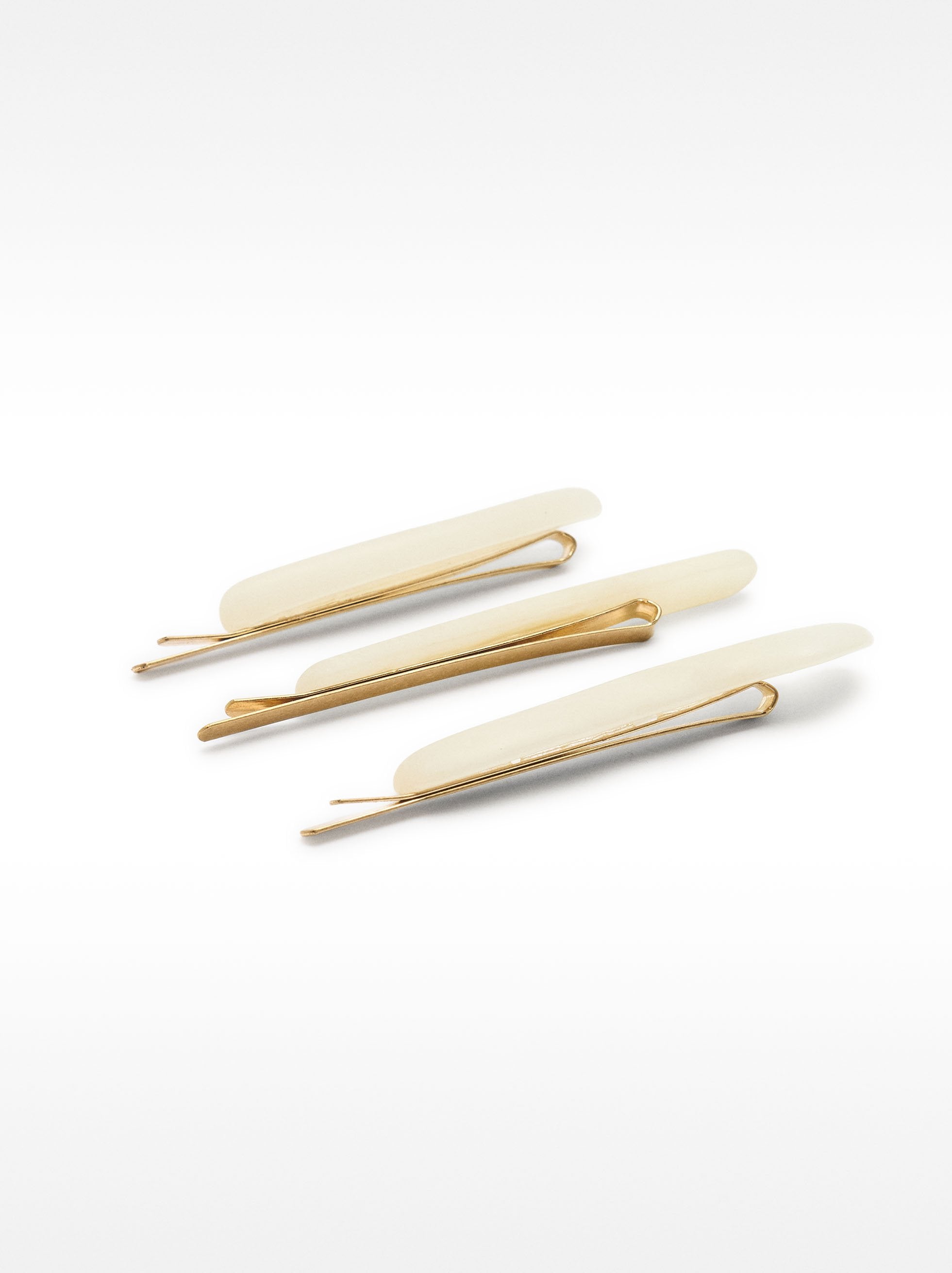 Horquillas Con Resina Efecto Piedra