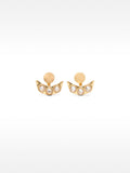 Pendientes Ear Jacket Con Circonitas
