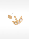 Pendientes Ear Jacket Con Circonitas