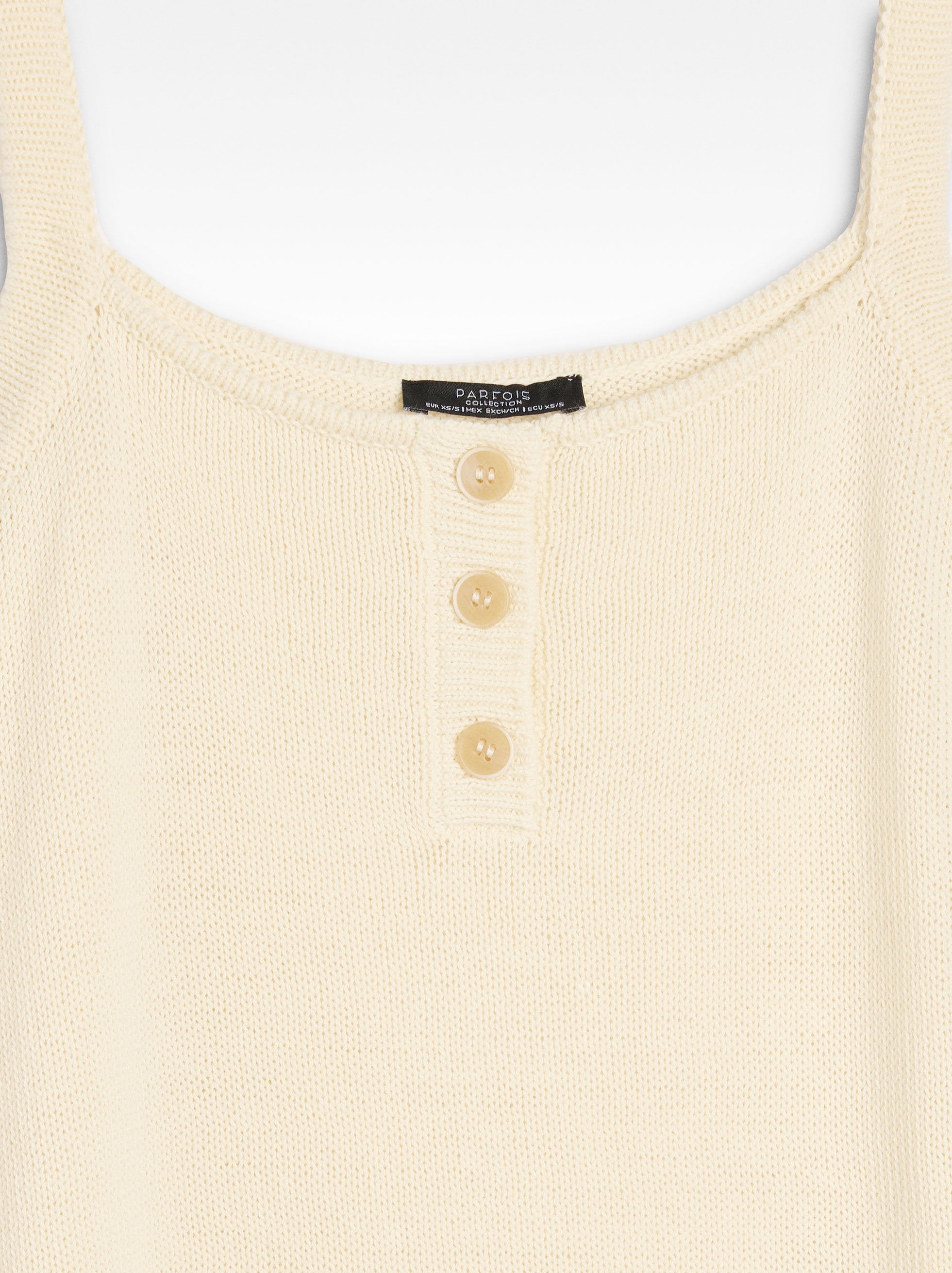 Top De Punto Con Tirantes 100% Algodón