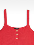 Top De Punto Con Tirantes 100% Algodón