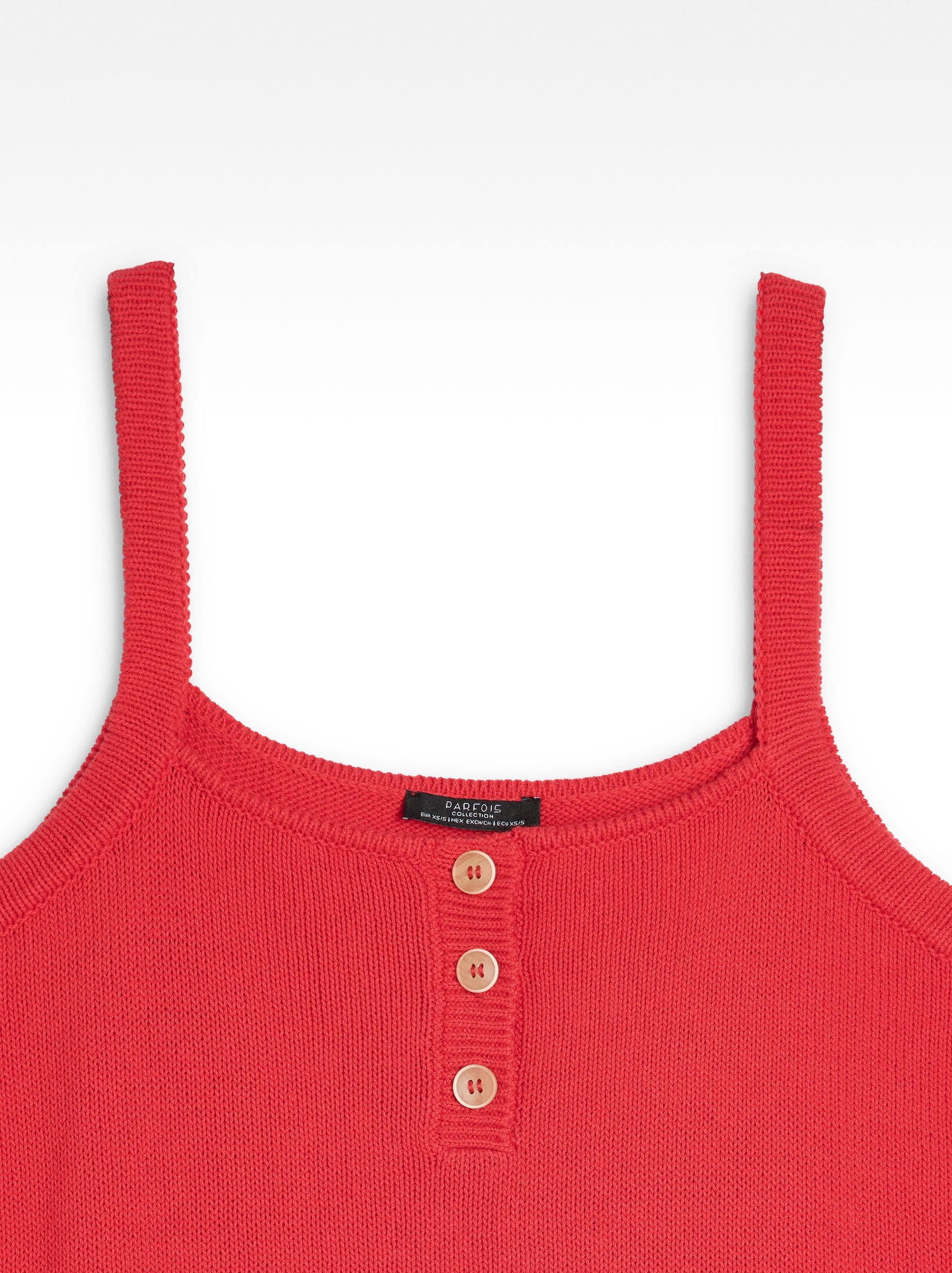 Top De Punto Con Tirantes 100% Algodón