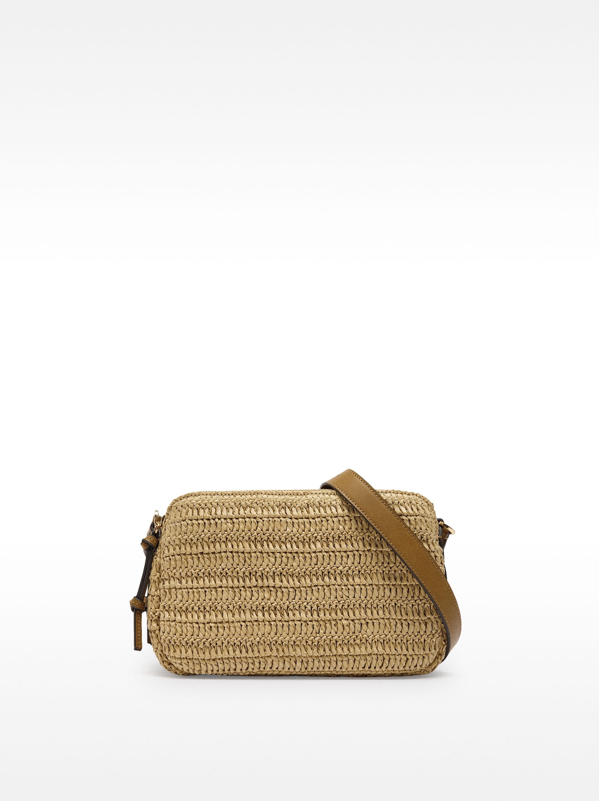 Bolso Bandolera Efecto Rafia