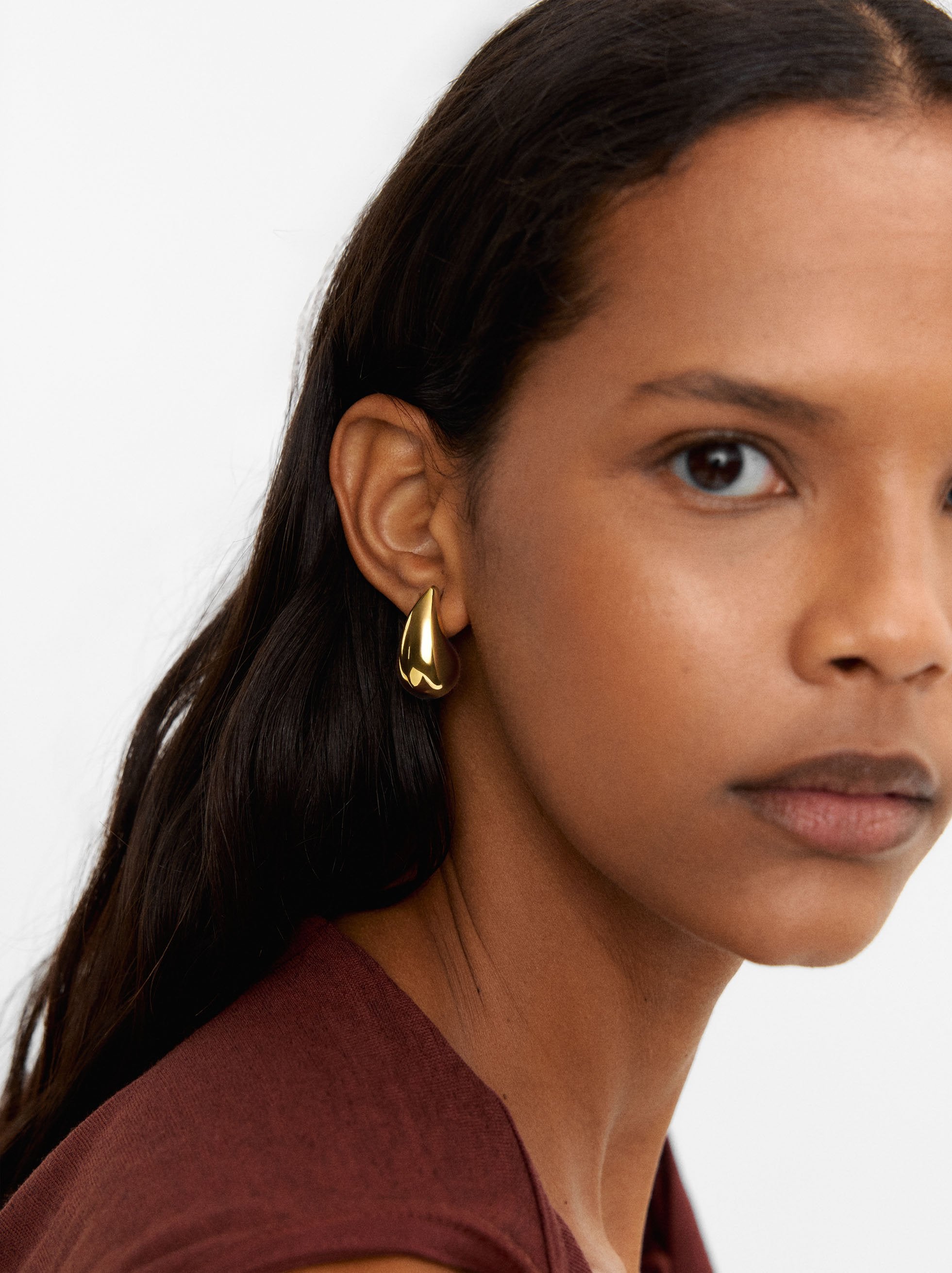 Pendientes Gota - Acero Inoxidable