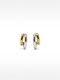 Aros Bicolor Con Efecto Doble - Acero Inoxidable