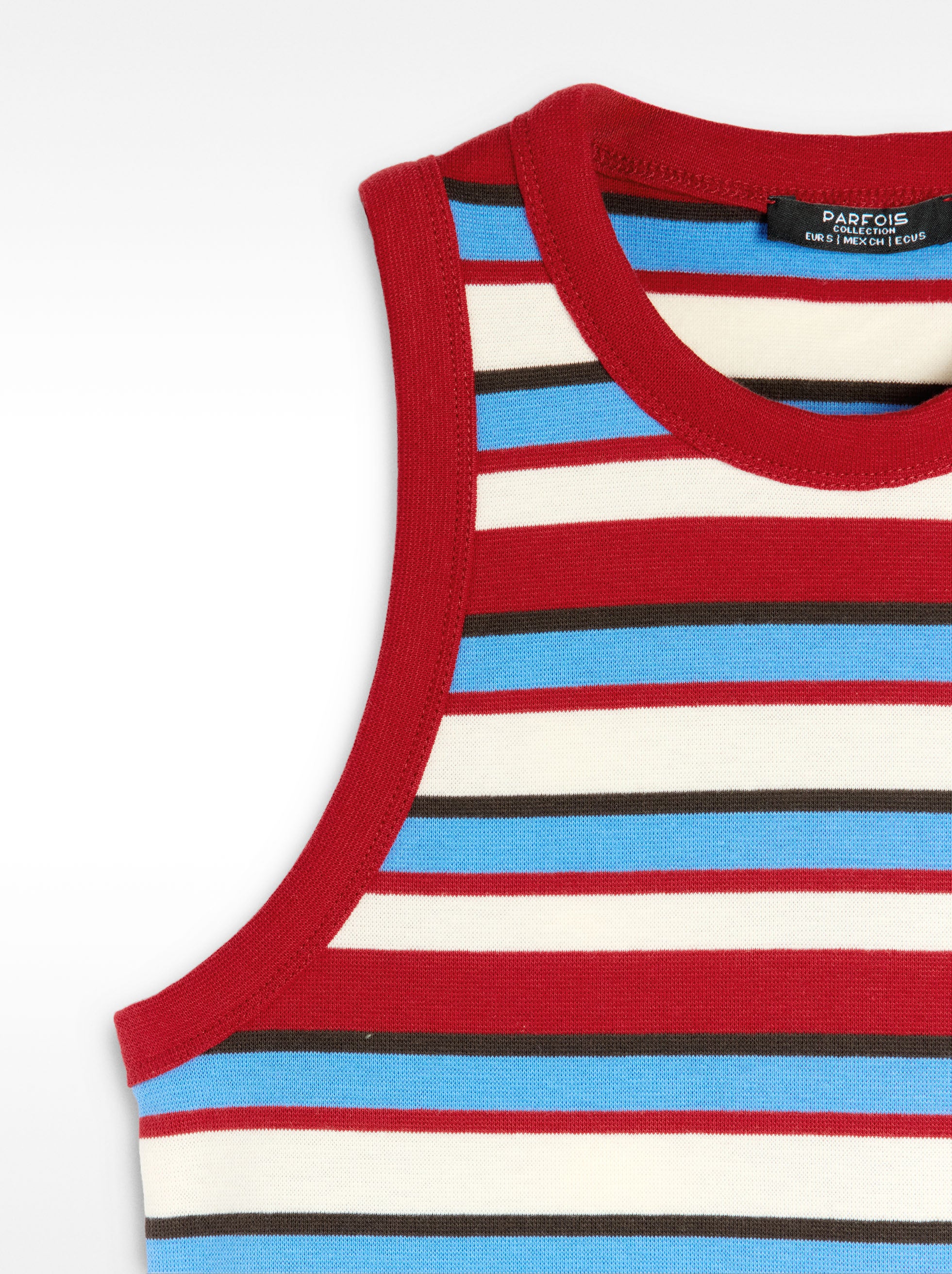 Top De Algodón A Rayas