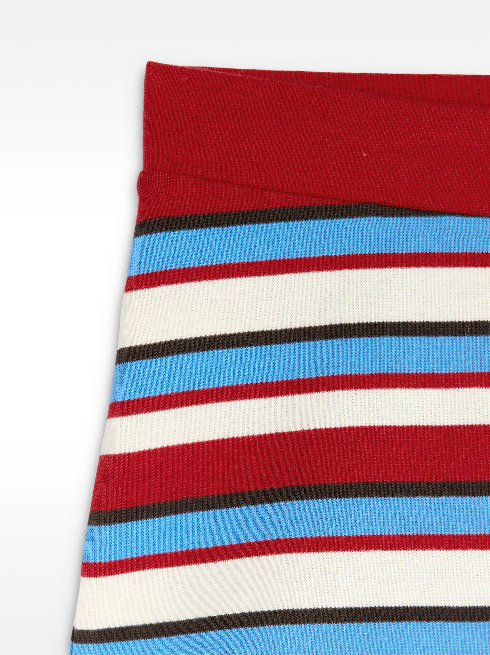 Pantalón Corto De Algodón A Rayas