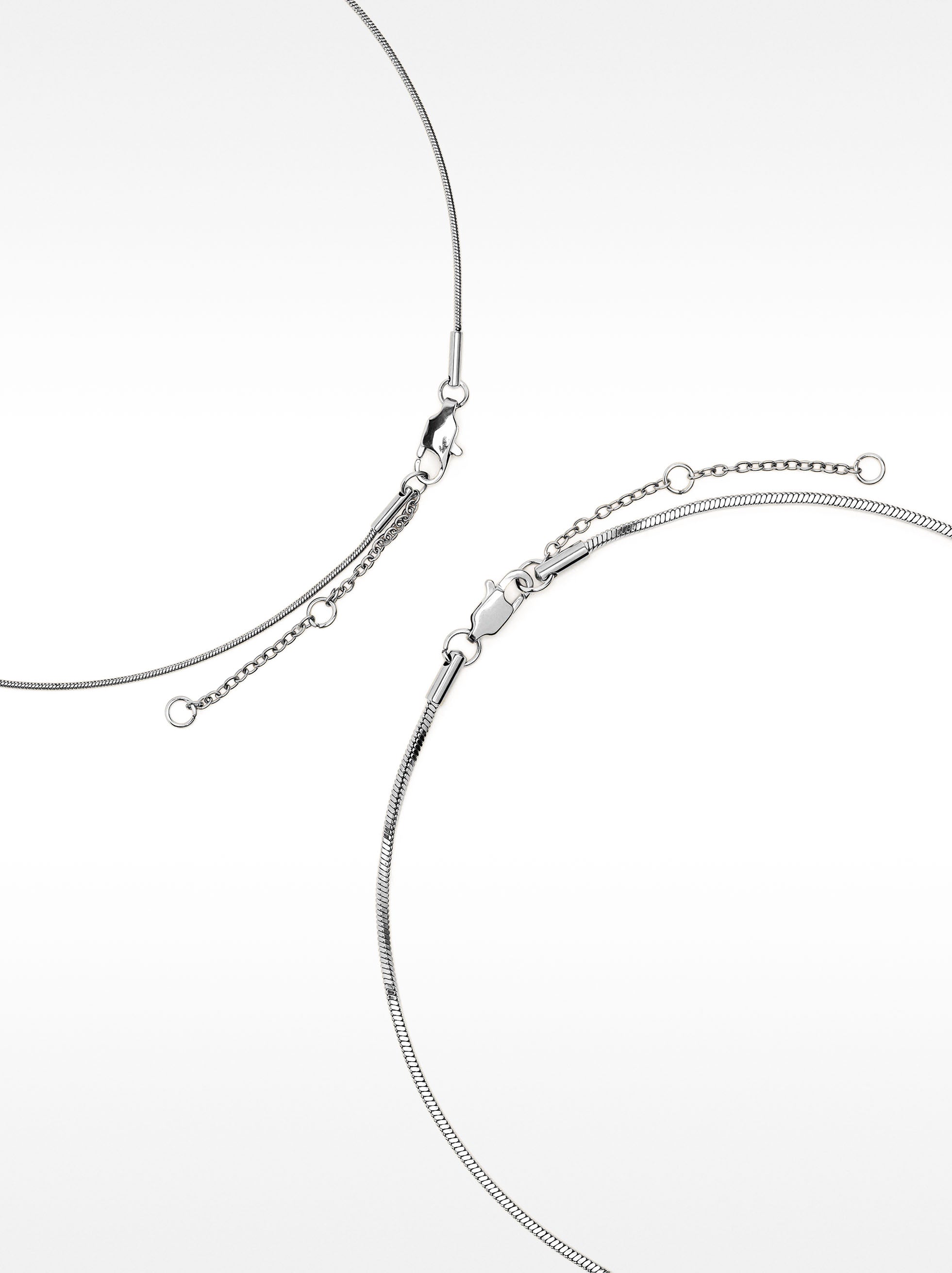 Set De Collares Con Colgante - Acero Inoxidable