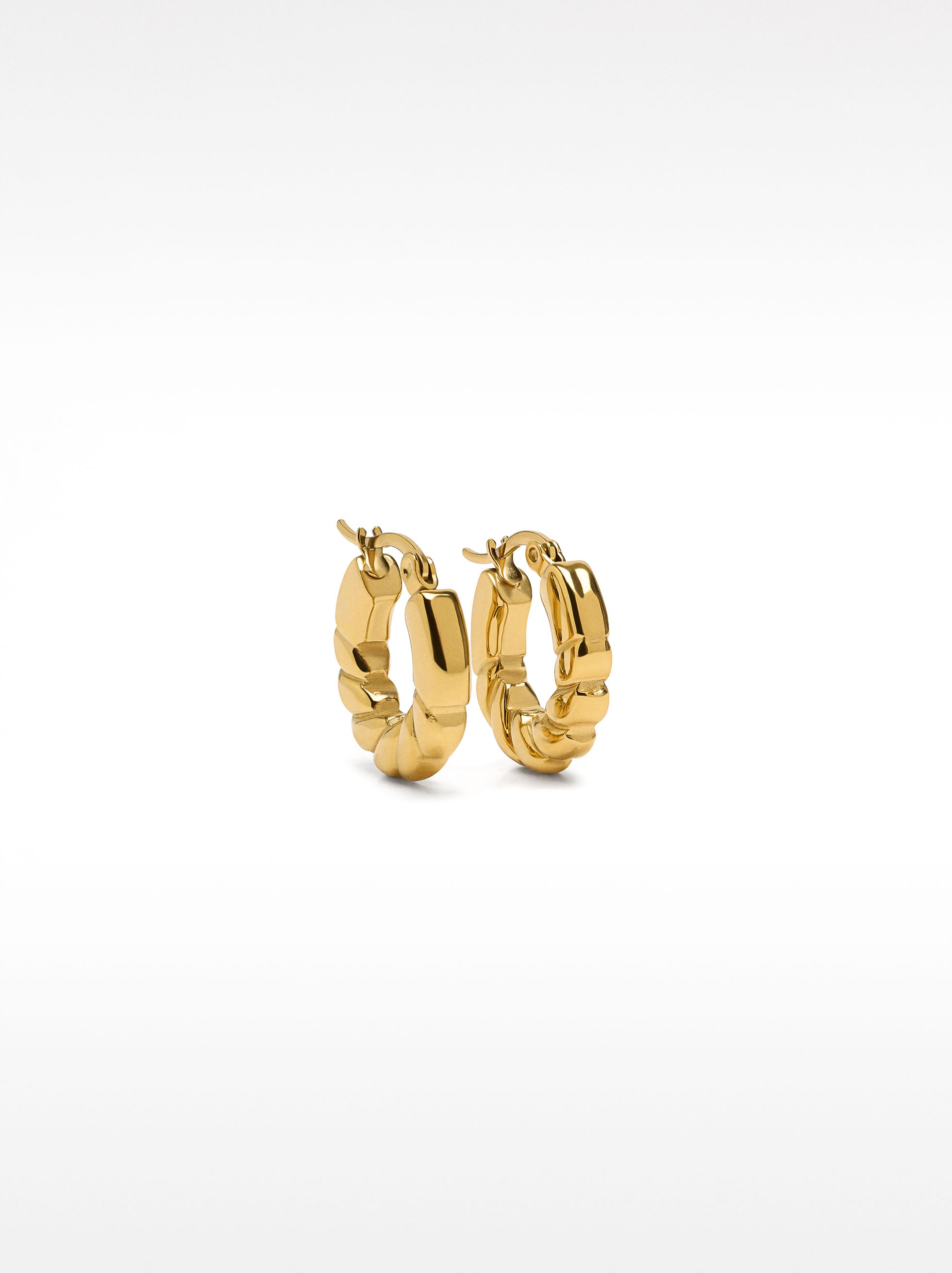 Aros Efecto Trenzado - Acero Inoxidable