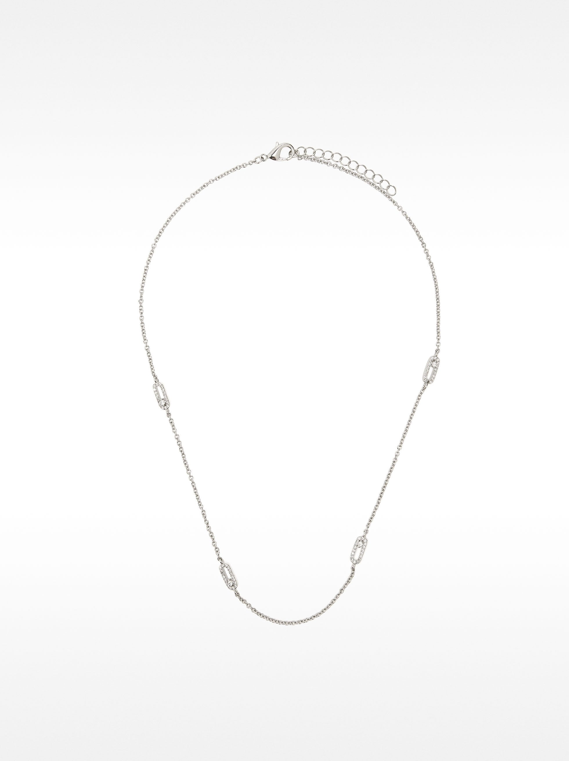 Collar Corto Con Circonitas