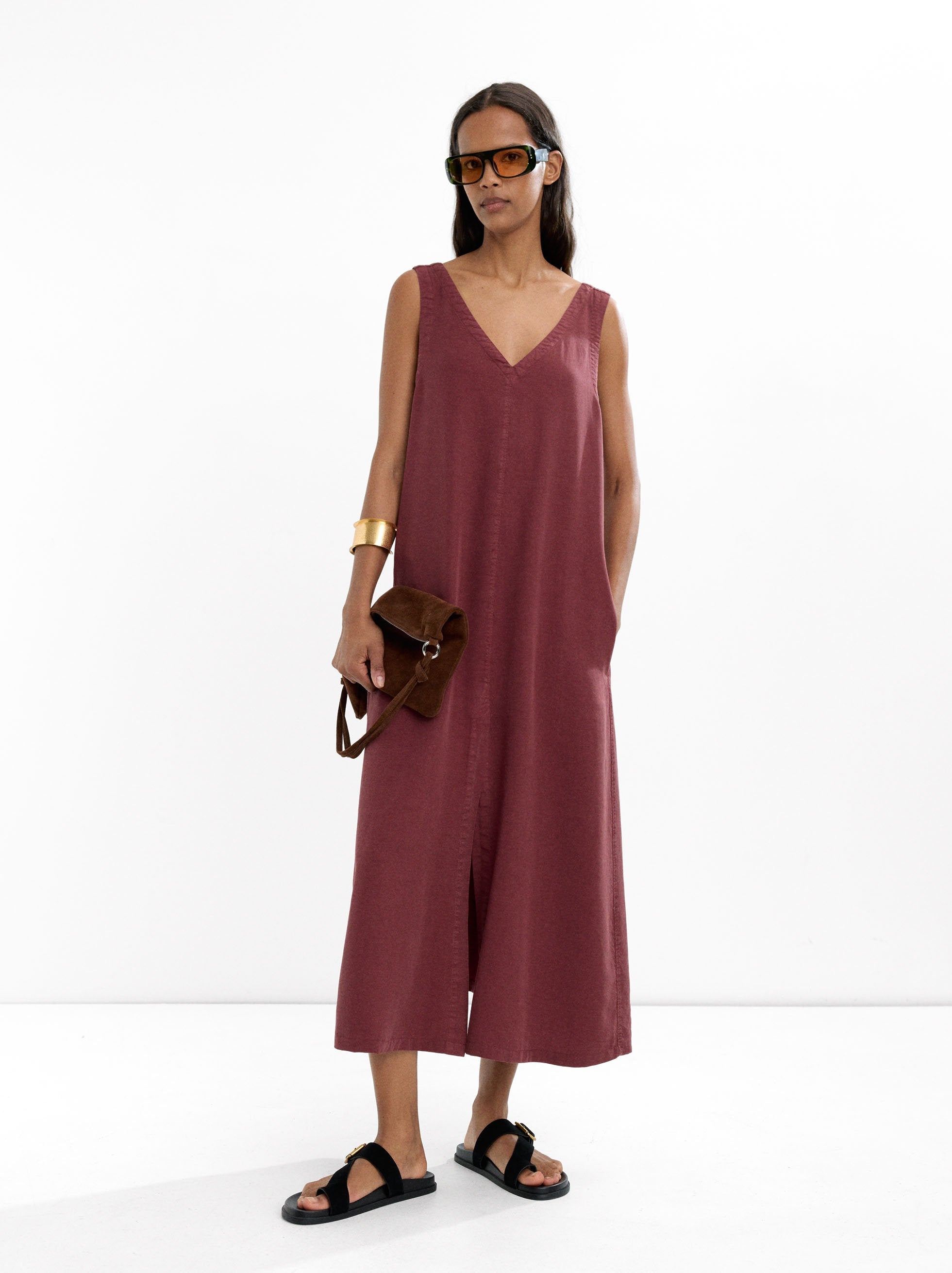 Vestido Largo 100% Lyocell