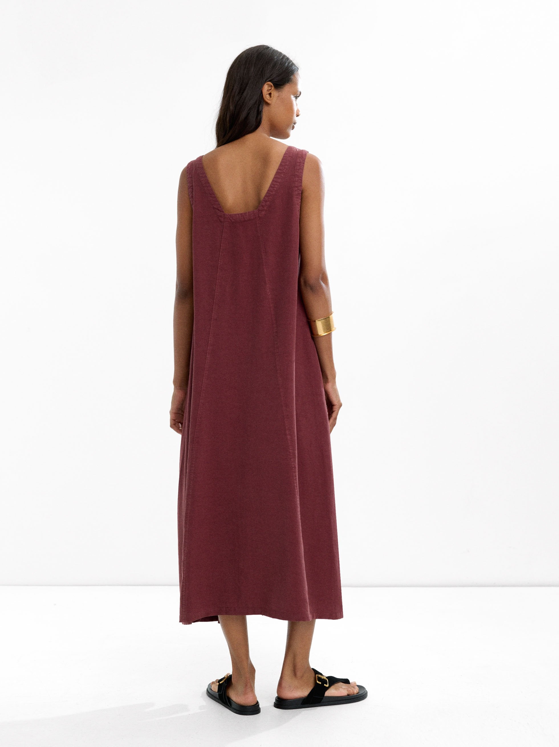 Vestido Largo 100% Lyocell