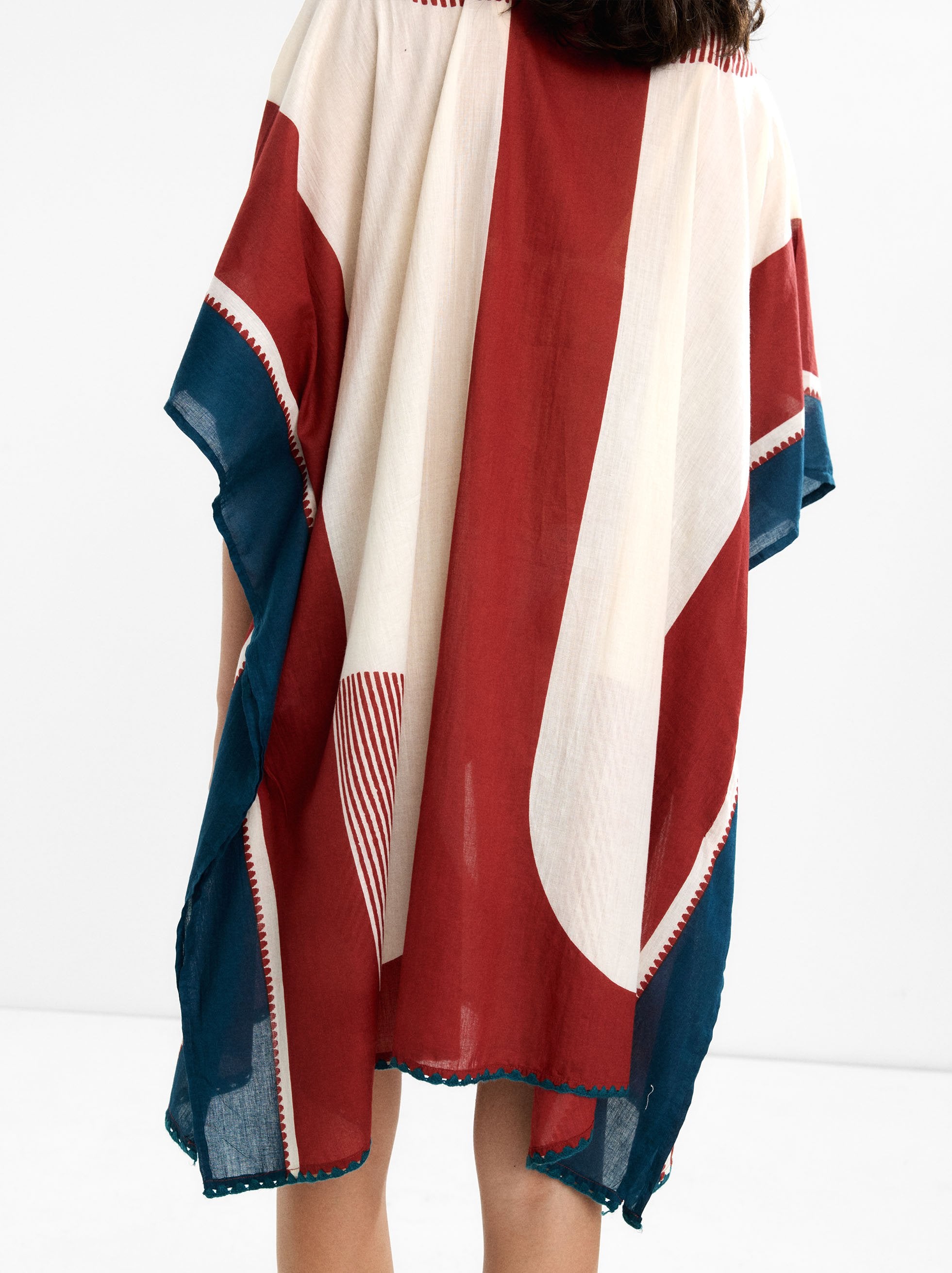 Caftán Estampado 100% Algodón