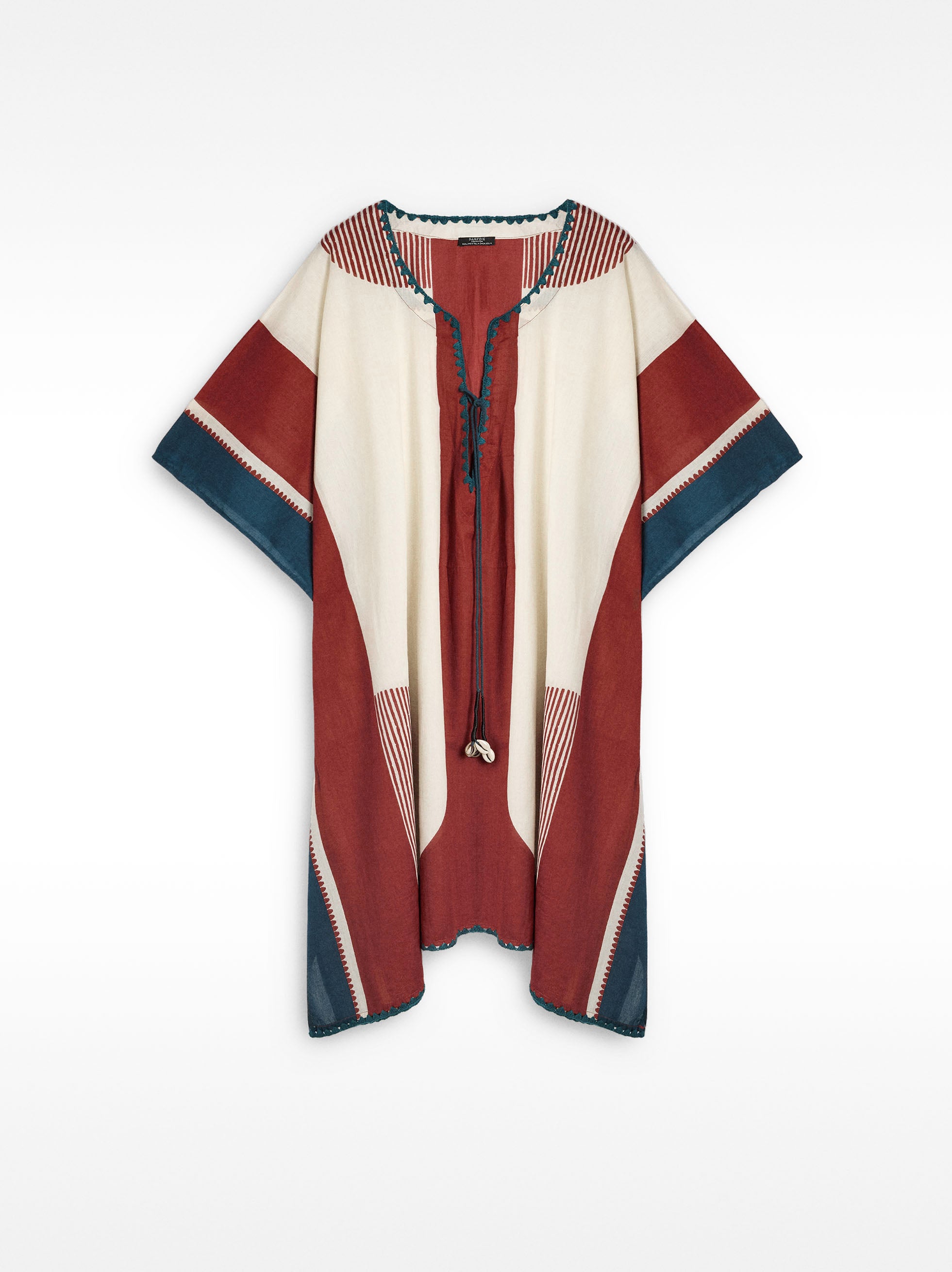 Caftán Estampado 100% Algodón