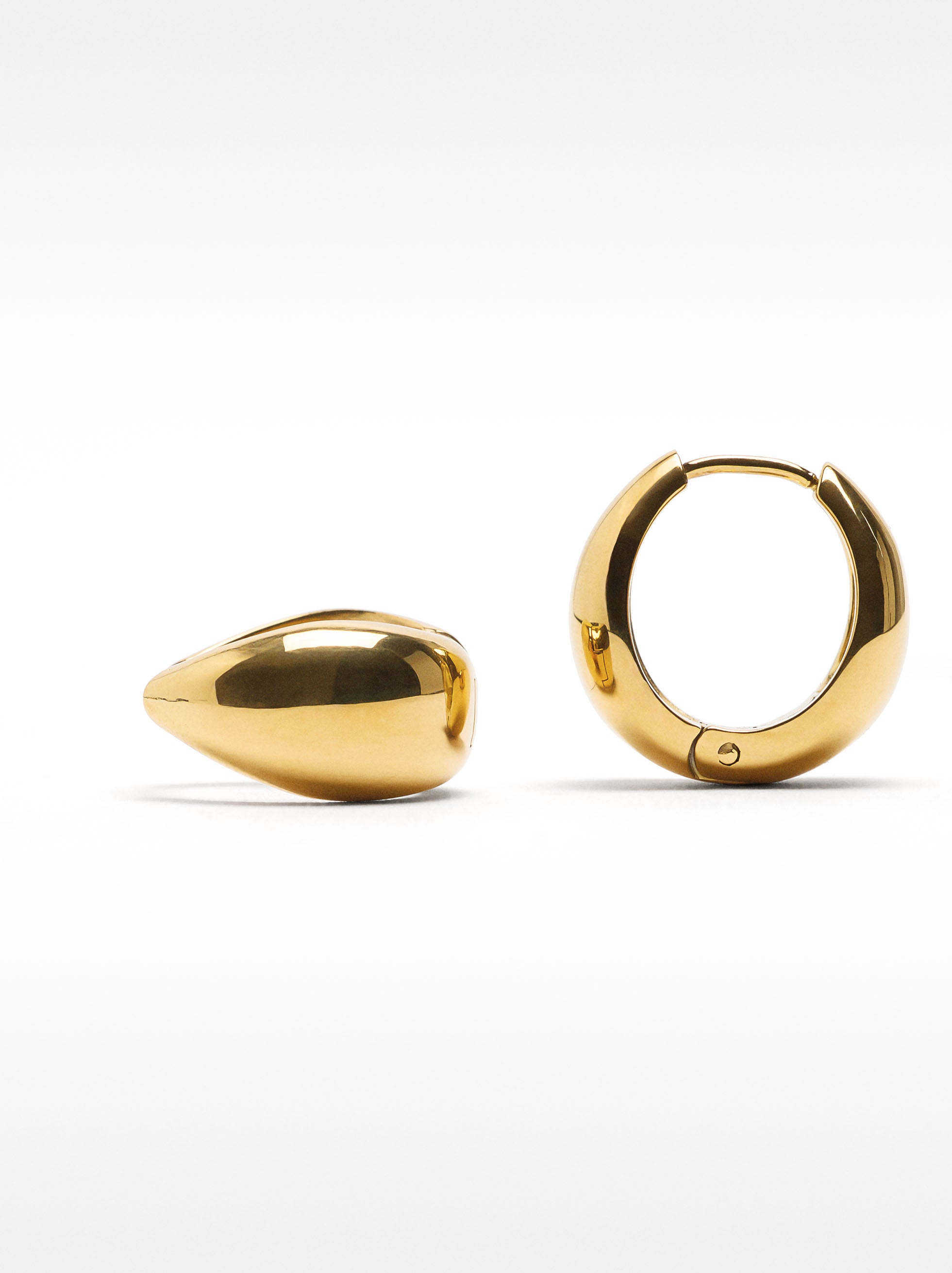 Aros Lágrima - Acero Inoxidable