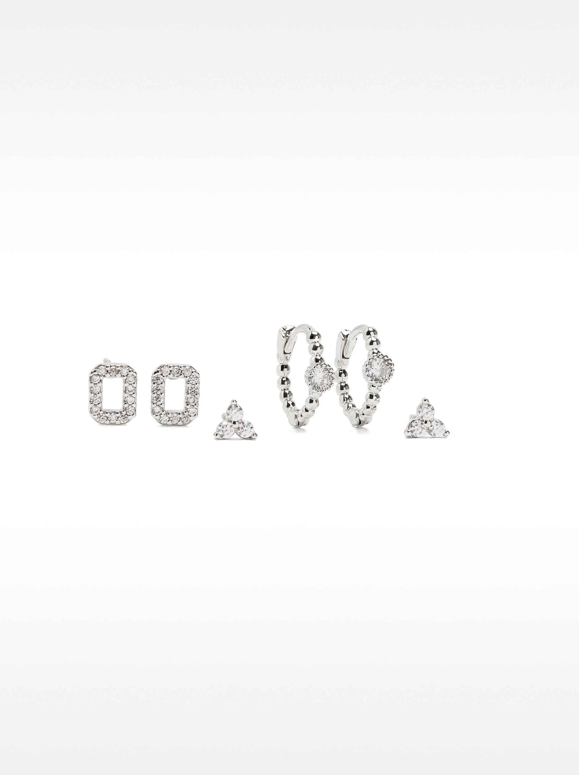 Set De Pendientes Con Circonitas