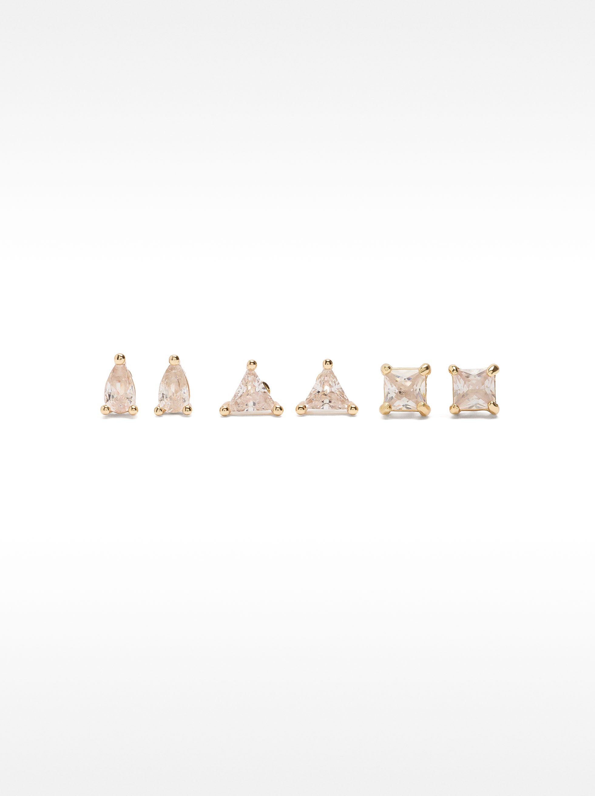 Set De Pendientes Con Circonitas