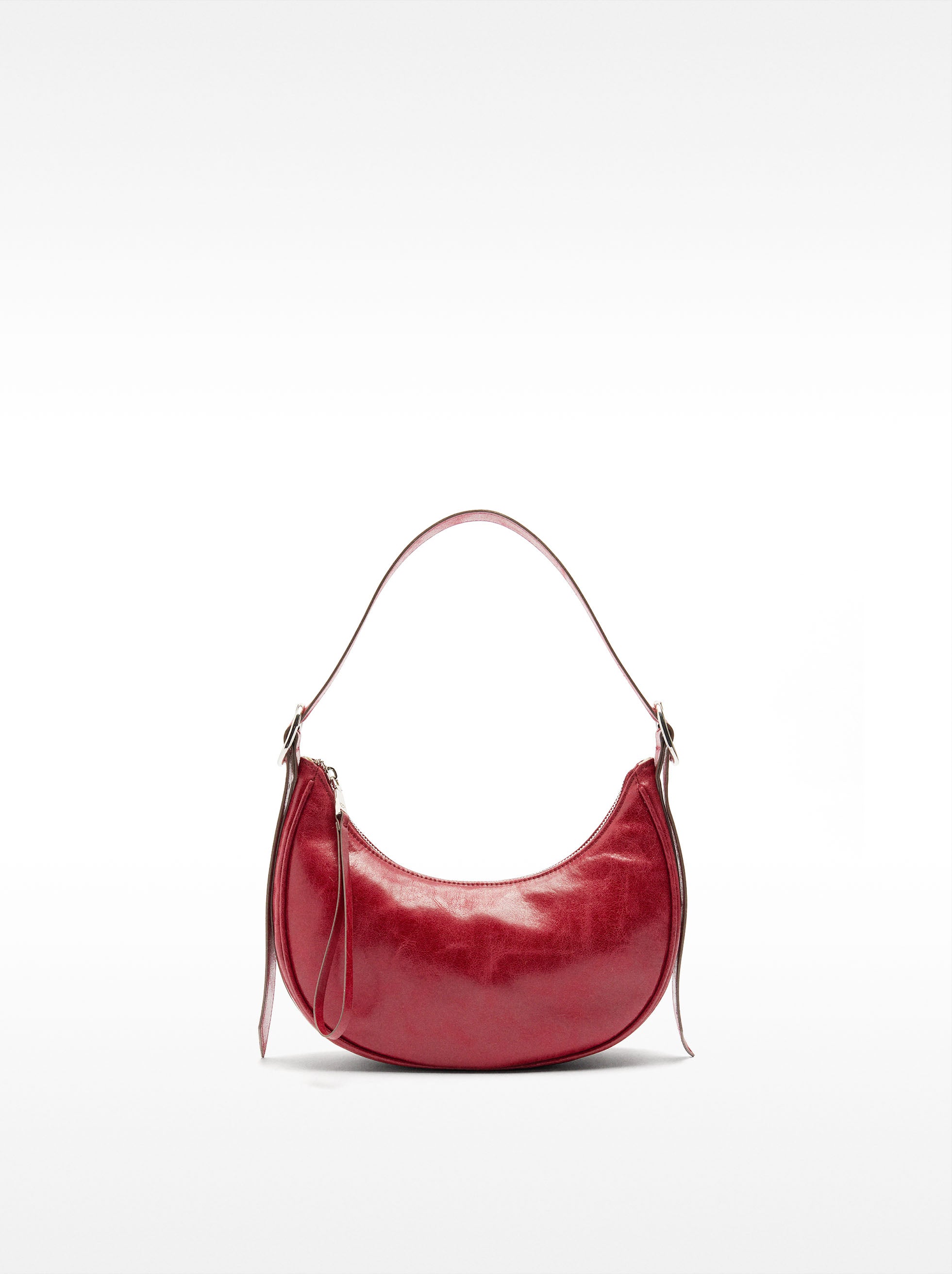 Bolso De Hombro Hobo Efecto Craquelado