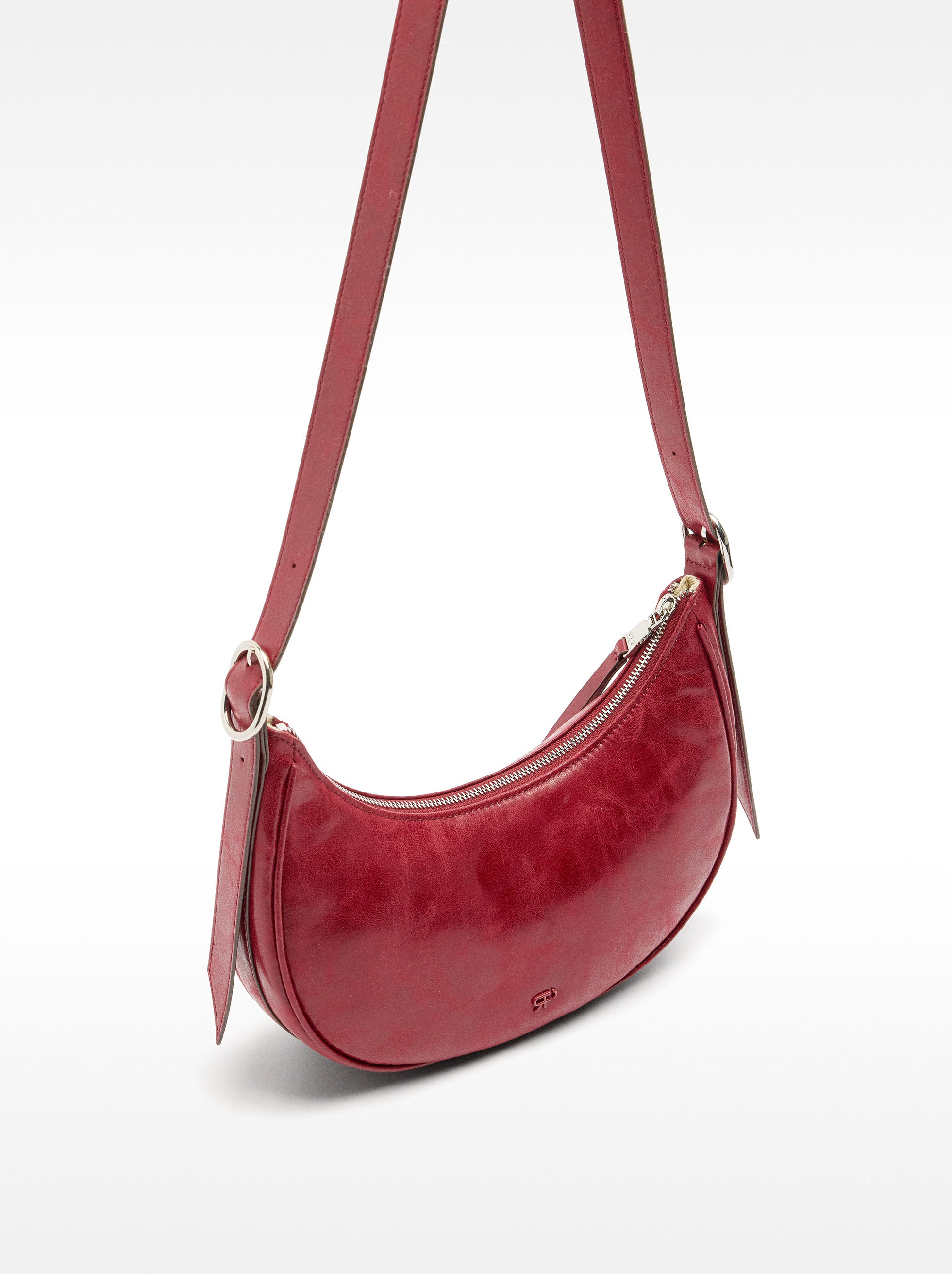 Bolso De Hombro Hobo Efecto Craquelado