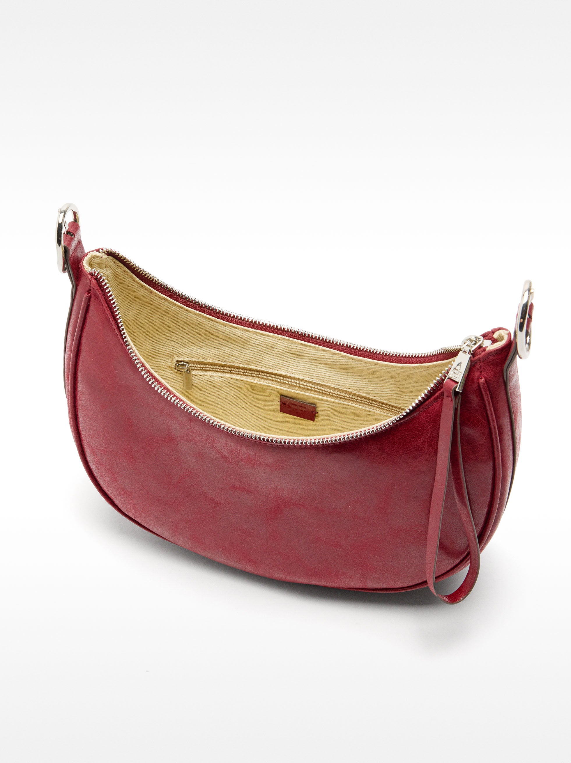 Bolso De Hombro Hobo Efecto Craquelado