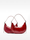 Bolso De Hombro Hobo Acharolado